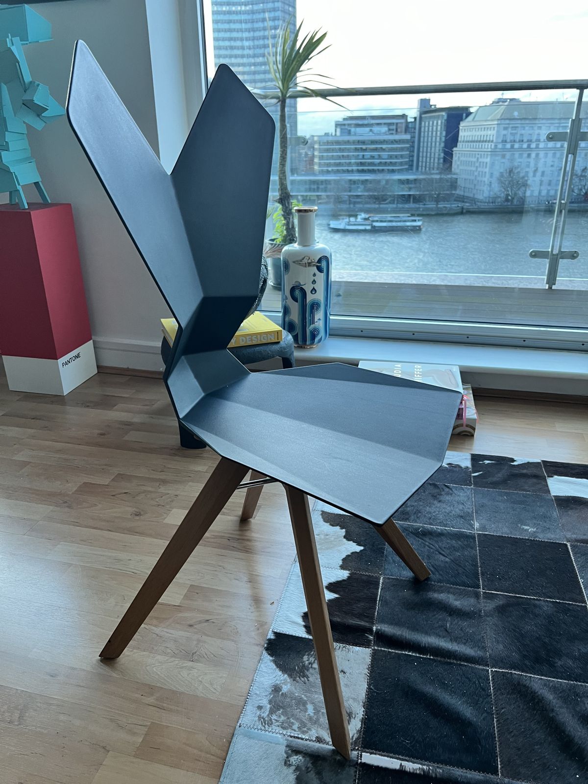 Pair Of Tom Dixon Y Chairs – Black – Contemporary Designer Dining Chair