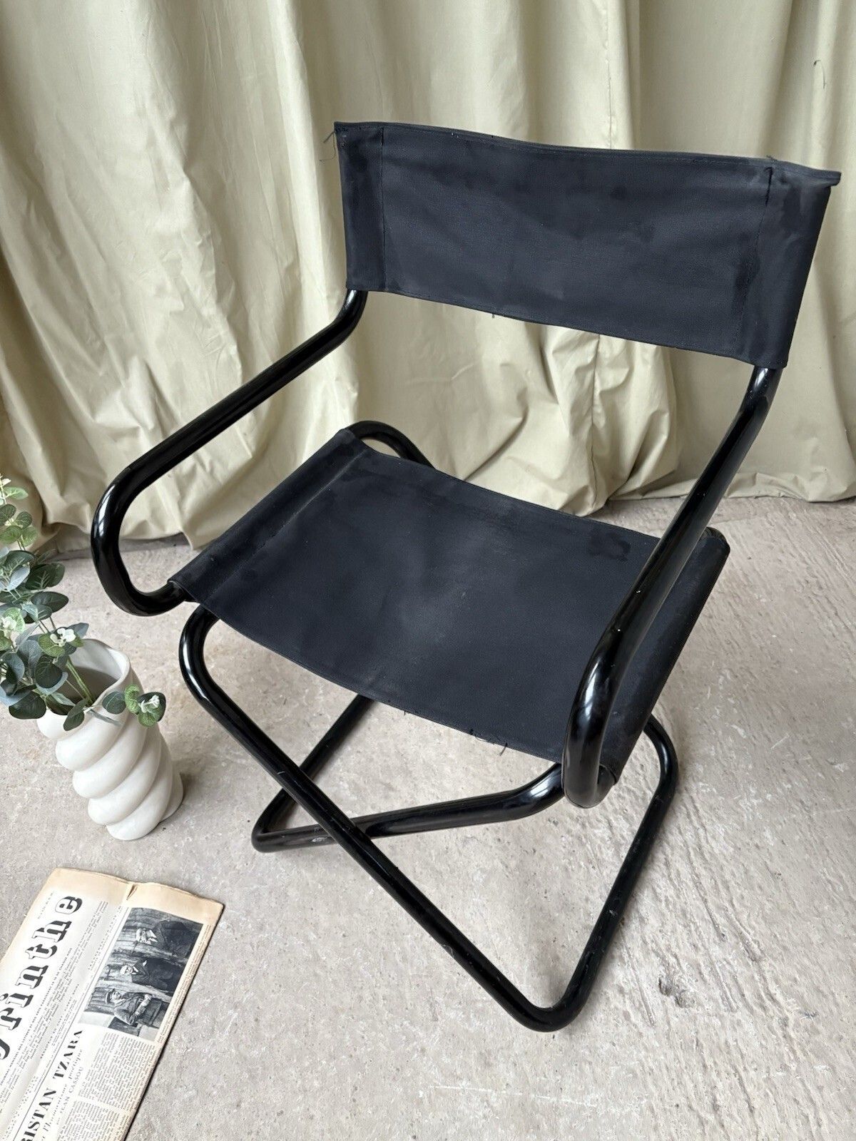 Vtg Mid Century Danish Directors Armchairs Chairs By Hanne Hansen R1033 photo furniture
