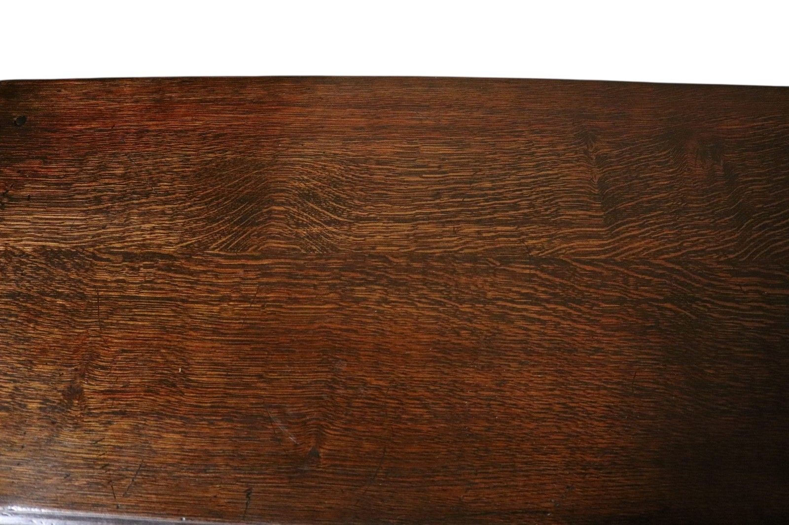 photo furniture Early 20th Century Carved Oak Hall Table Bobbin Turned Tudor Style Antique Table