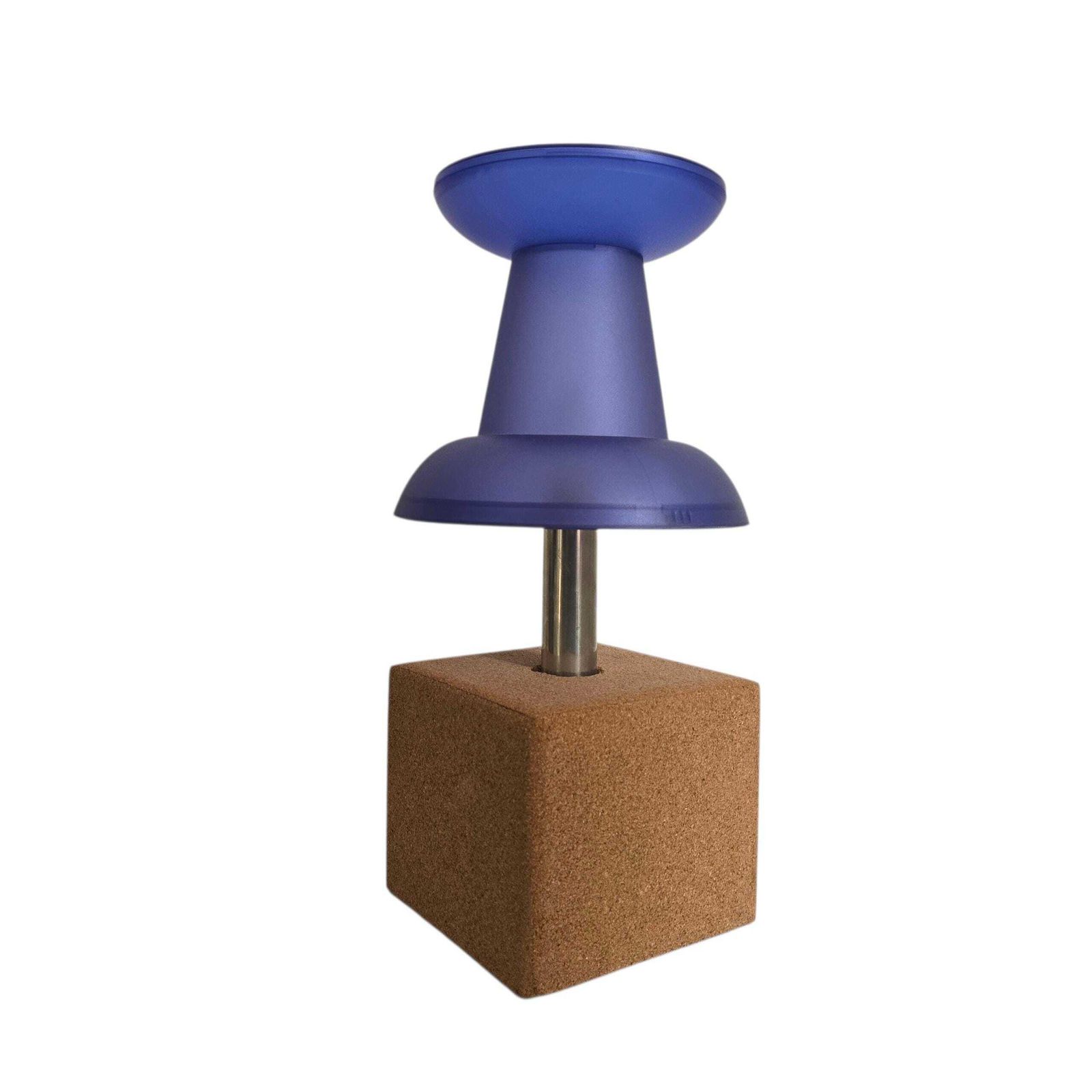 Delightful Vintage Pop Art Lamp Pushpin. Plastic/Cork. Justin Cheung For Visual Gramn. photo furniture