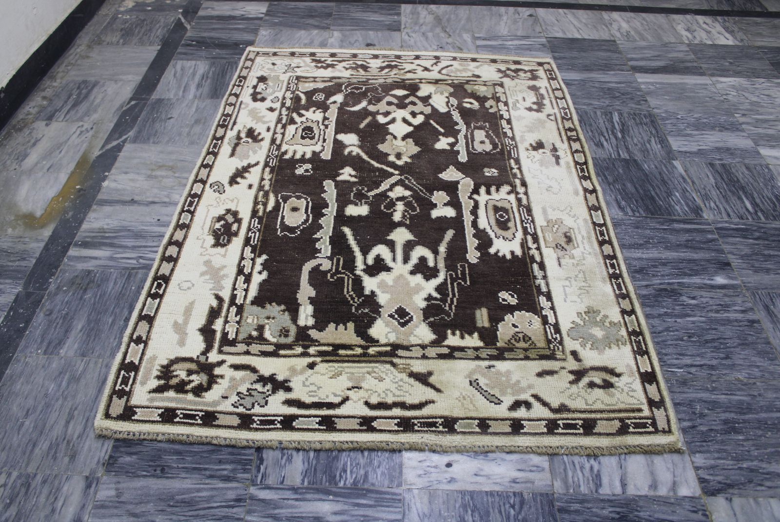 4x6 Classic Oushak Turkish Living Room Bedroom Area Rug