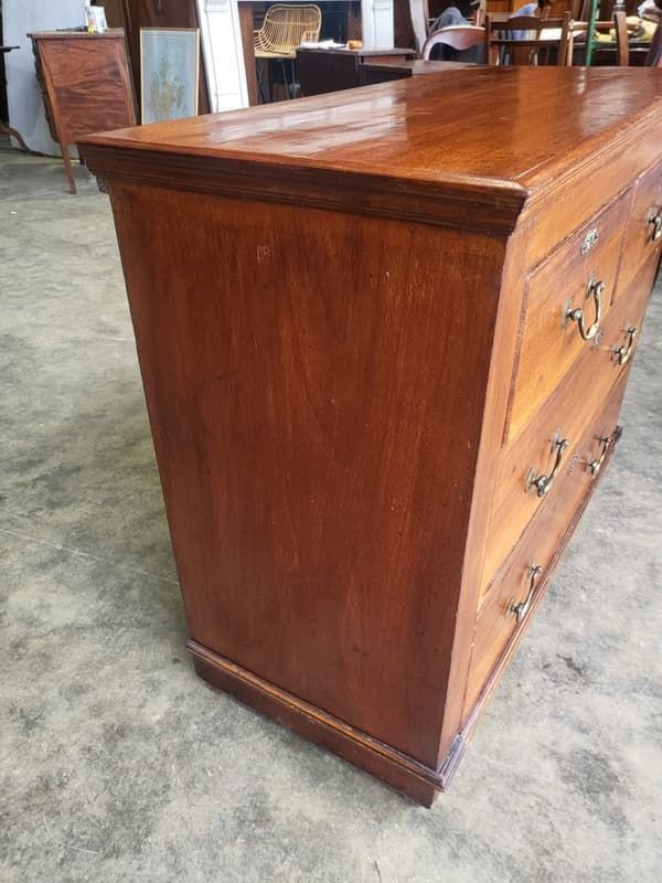 Antique Edwardian Small 2 Over 2 Chest Of Drawers photo Furniture