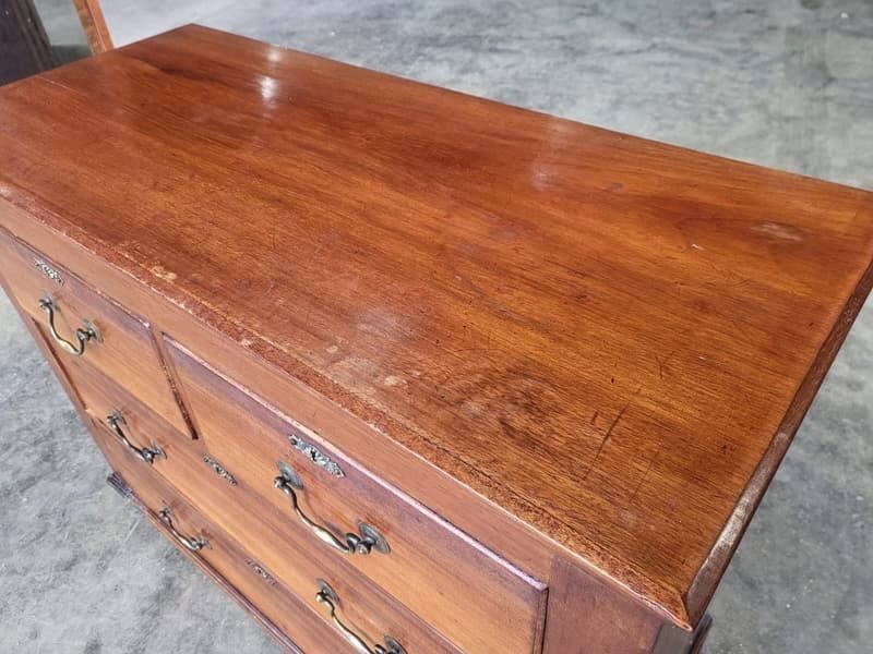 Antique Edwardian Small 2 Over 2 Chest Of Drawers photo vinterior
