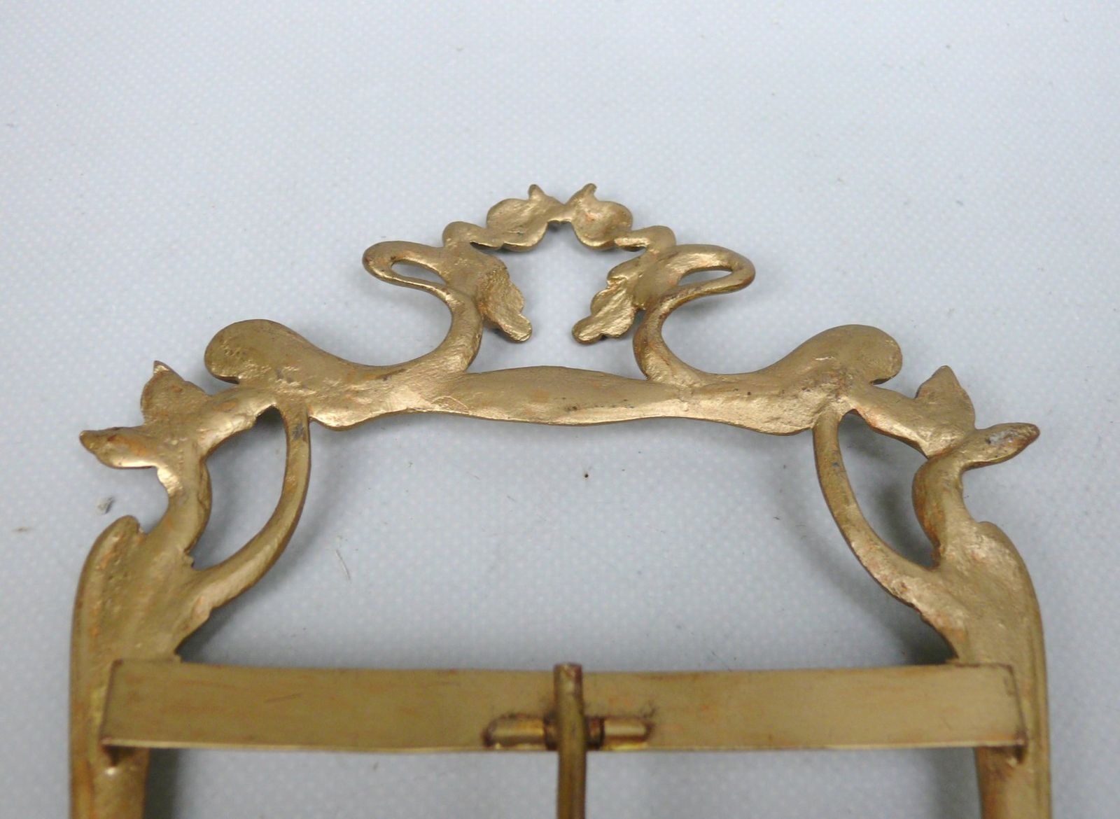 photo vinterior Art Nouveau Floral Picture Frame In Cast Bronze, France, 1890s