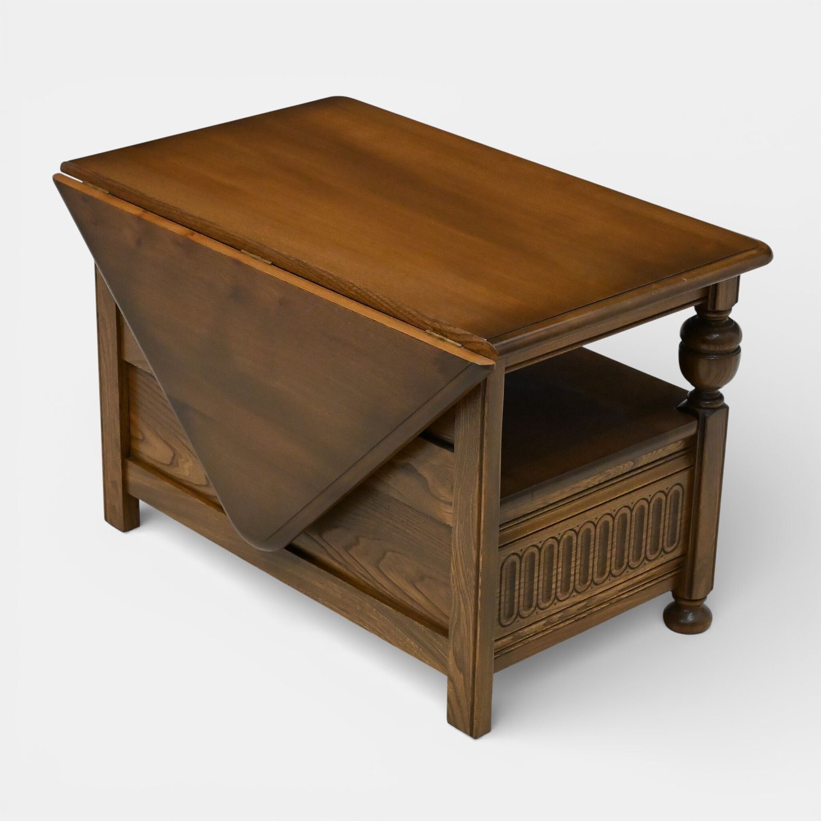 Ercol Corner Tv Stand Video Cabinet Golden Dawn Corner Flap Free Uk Delivery* photo for sale