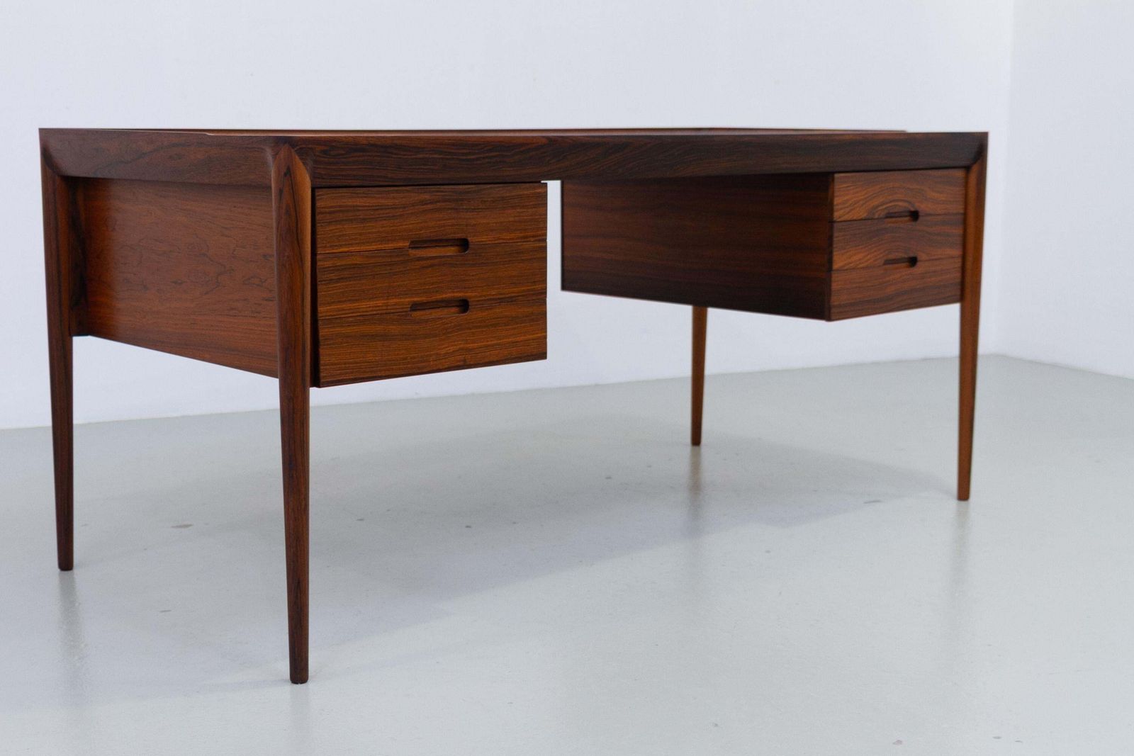 Vintage Danish Rosewood Desk By Erik Riisager Hansen, 1950s. photo Furniture