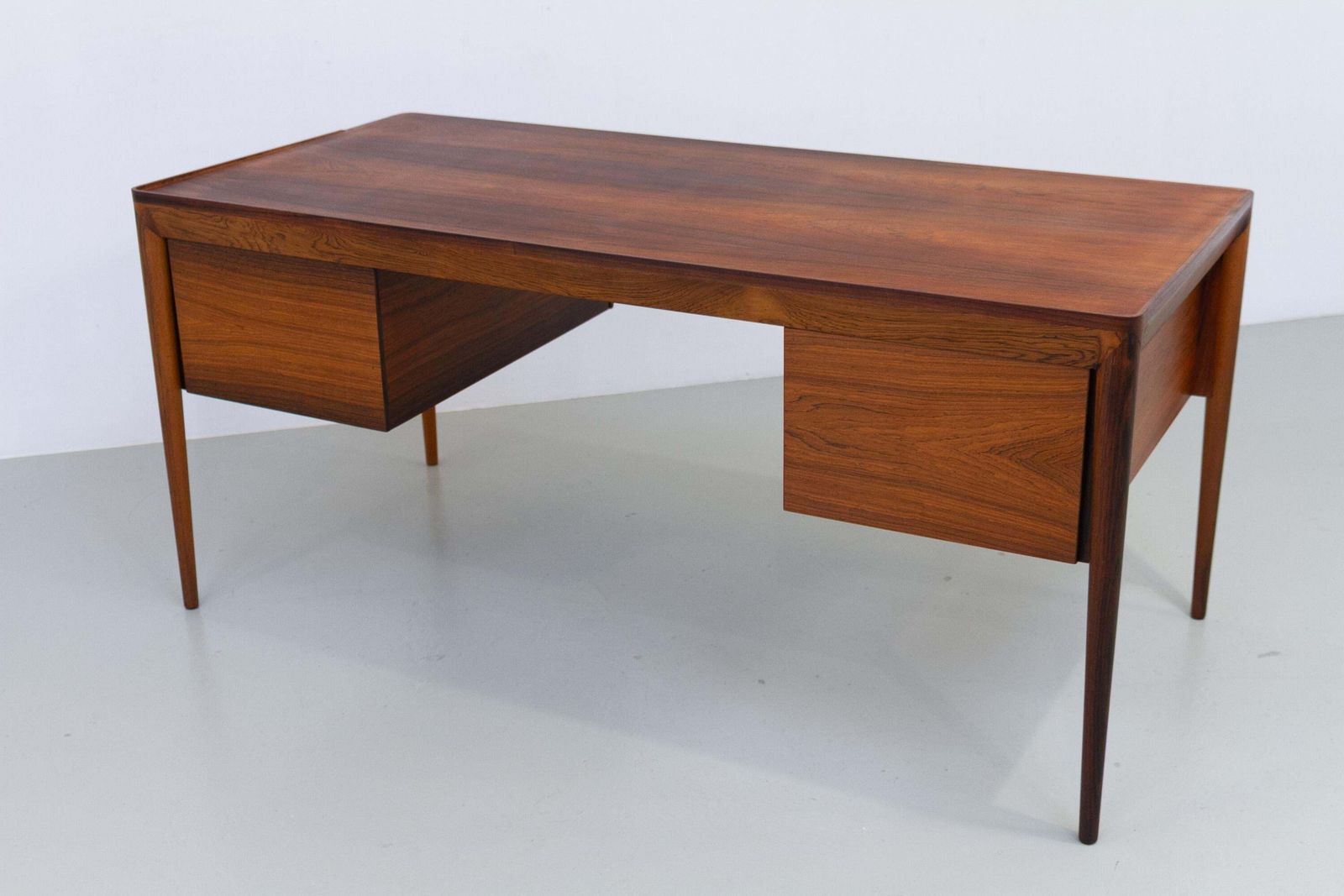 photo buy Vintage Danish Rosewood Desk By Erik Riisager Hansen, 1950s.