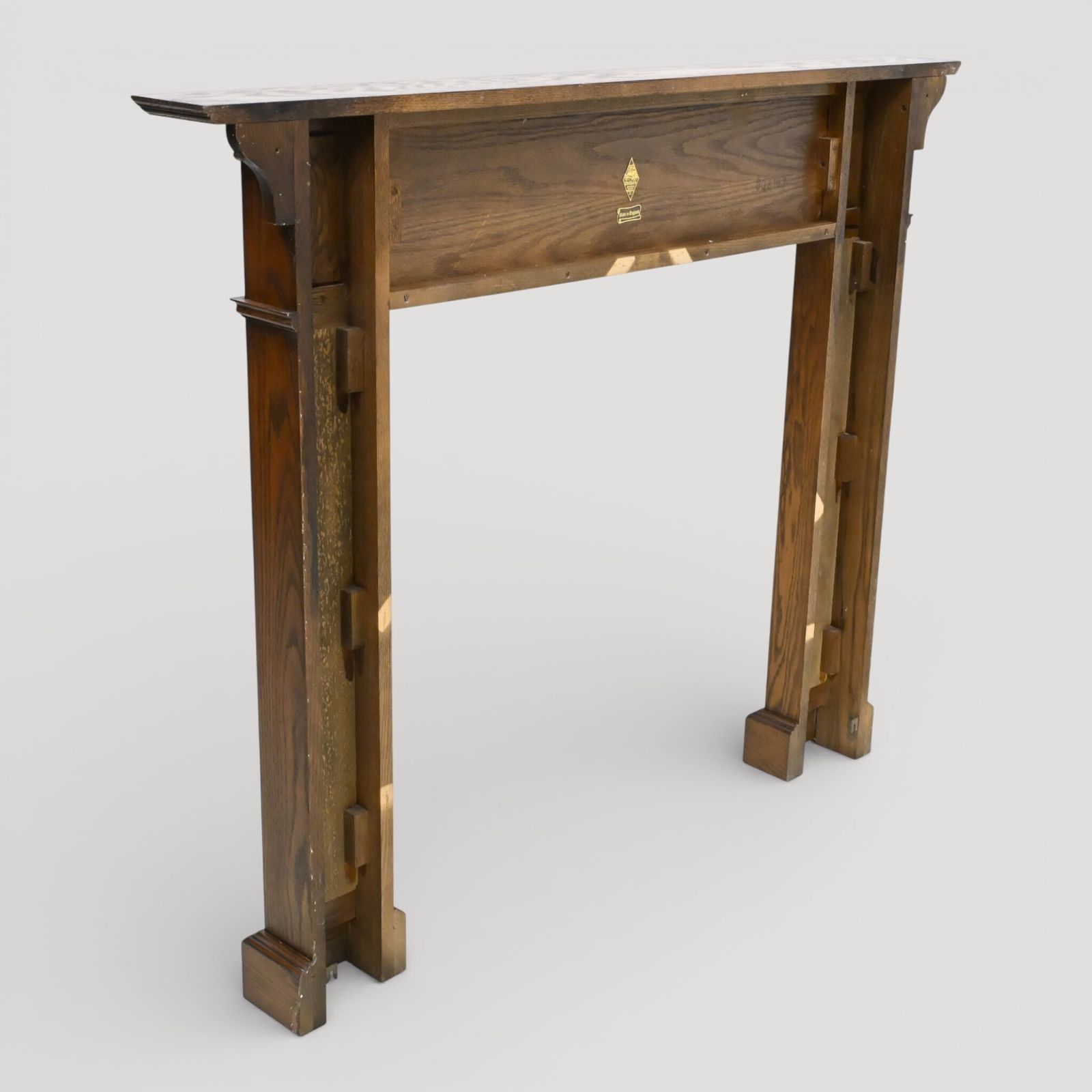 Old Charm Fire Surround Mantle Piece Solid Oak Finish Model 2294 Free Delivery* photo 427.0