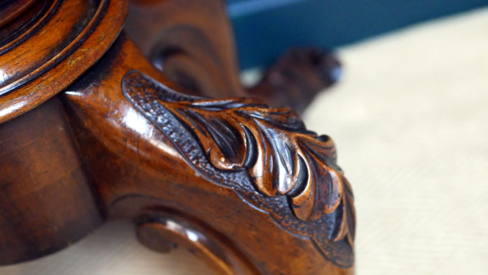 Victorian Serpentine Burr Walnut Console Hall Side Games Table photo buy