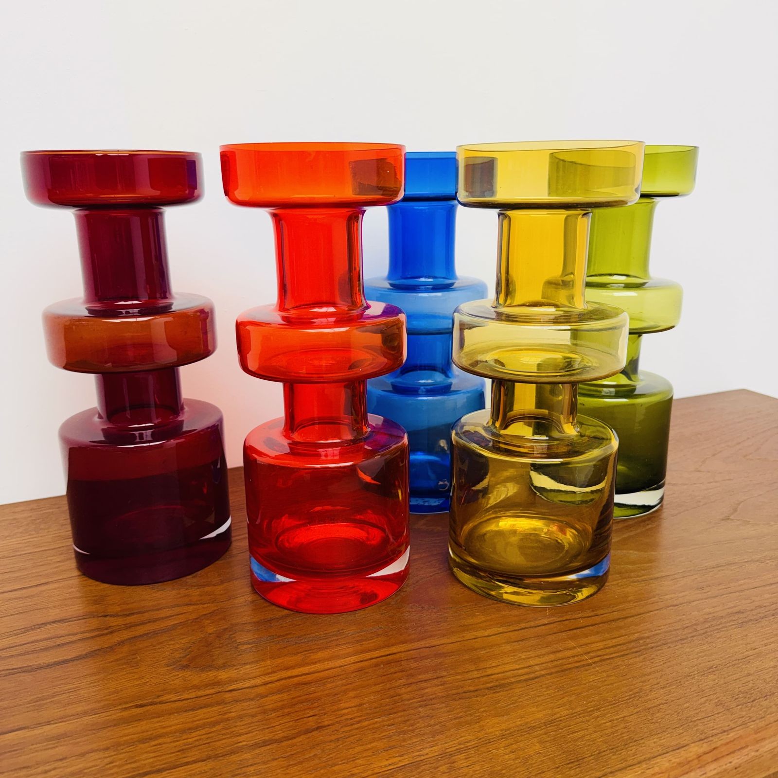 Finnish Art Glass Set By Tamara Aladin For Riihimäen Lasi Oy photo 1050.0