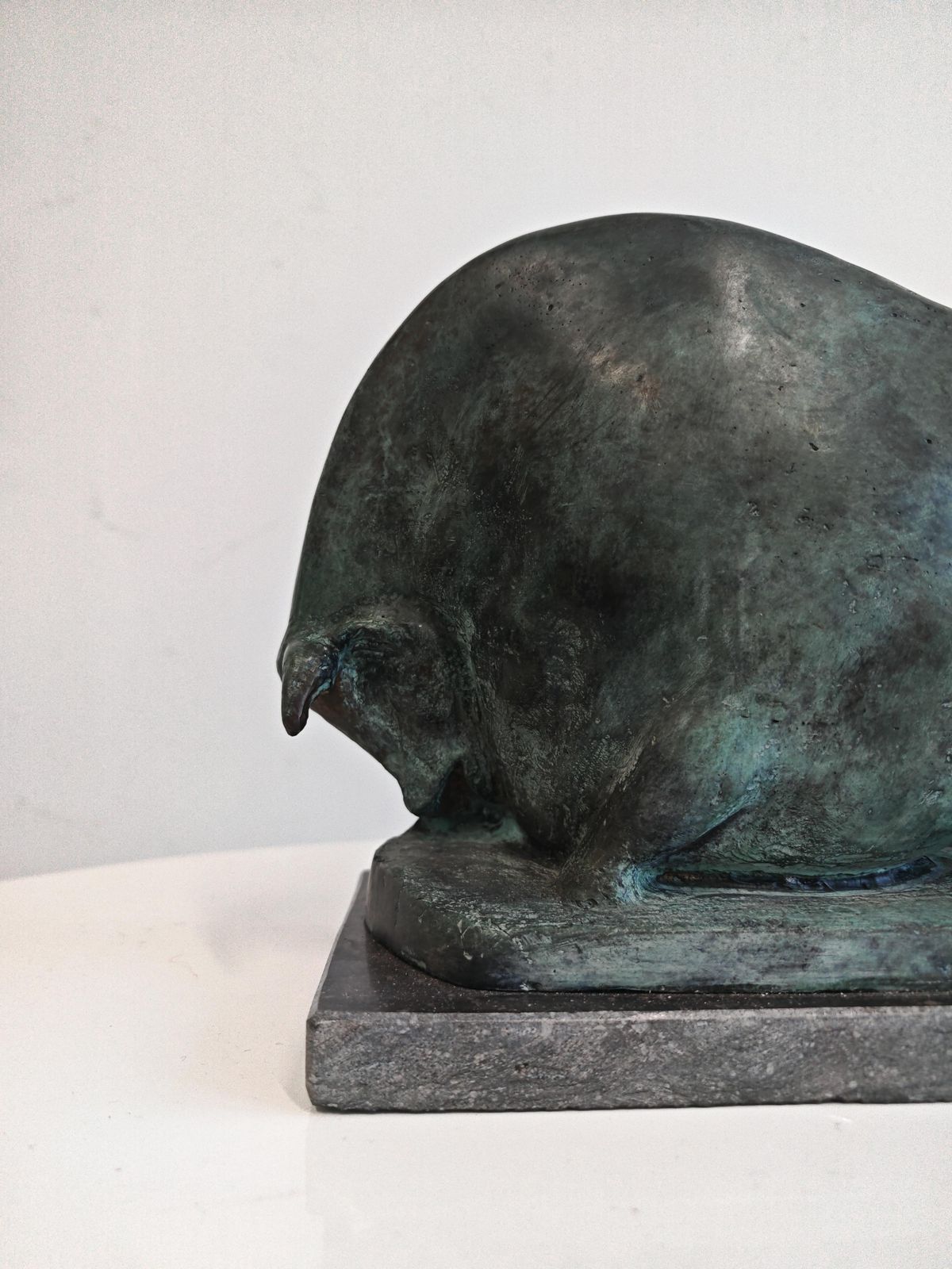 Brutalist Bronze Sulpture, "Bull" By Alfred Hrdlicka, Austria Late 20th Century photo 9800.0
