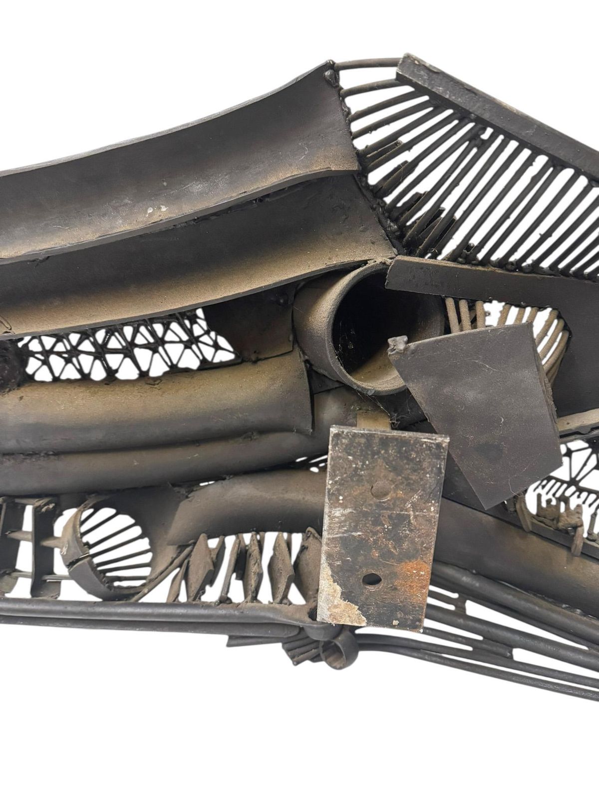 Brutalist Patinated Metal Abstract Sculpture By Frans De Boer Lichtveld, 1964 photo buy