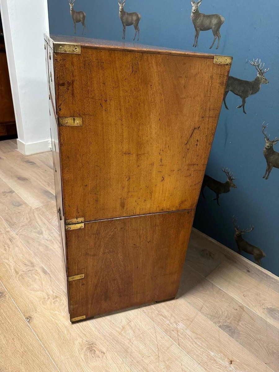 photo for sale Military Campaign Chest Of Drawers