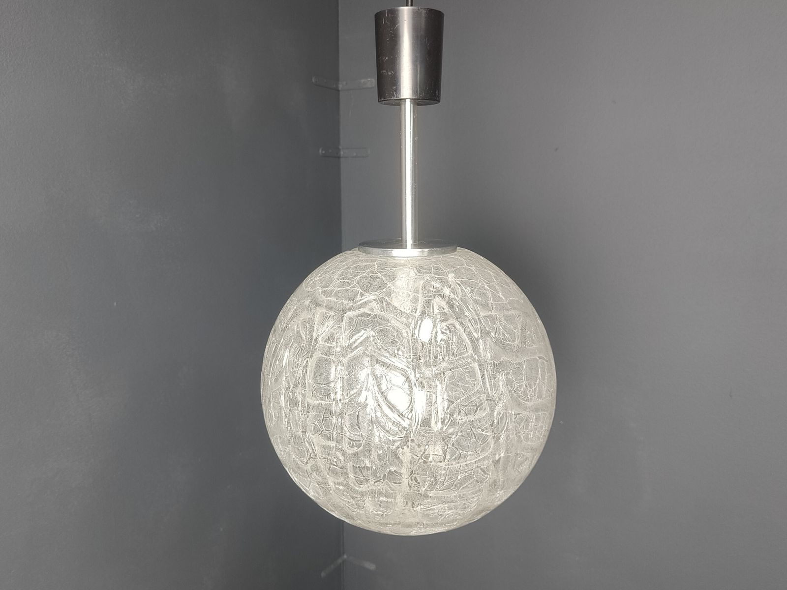 Vintage Pendant Light By Doria Leuchten, 1960s photo Lighting