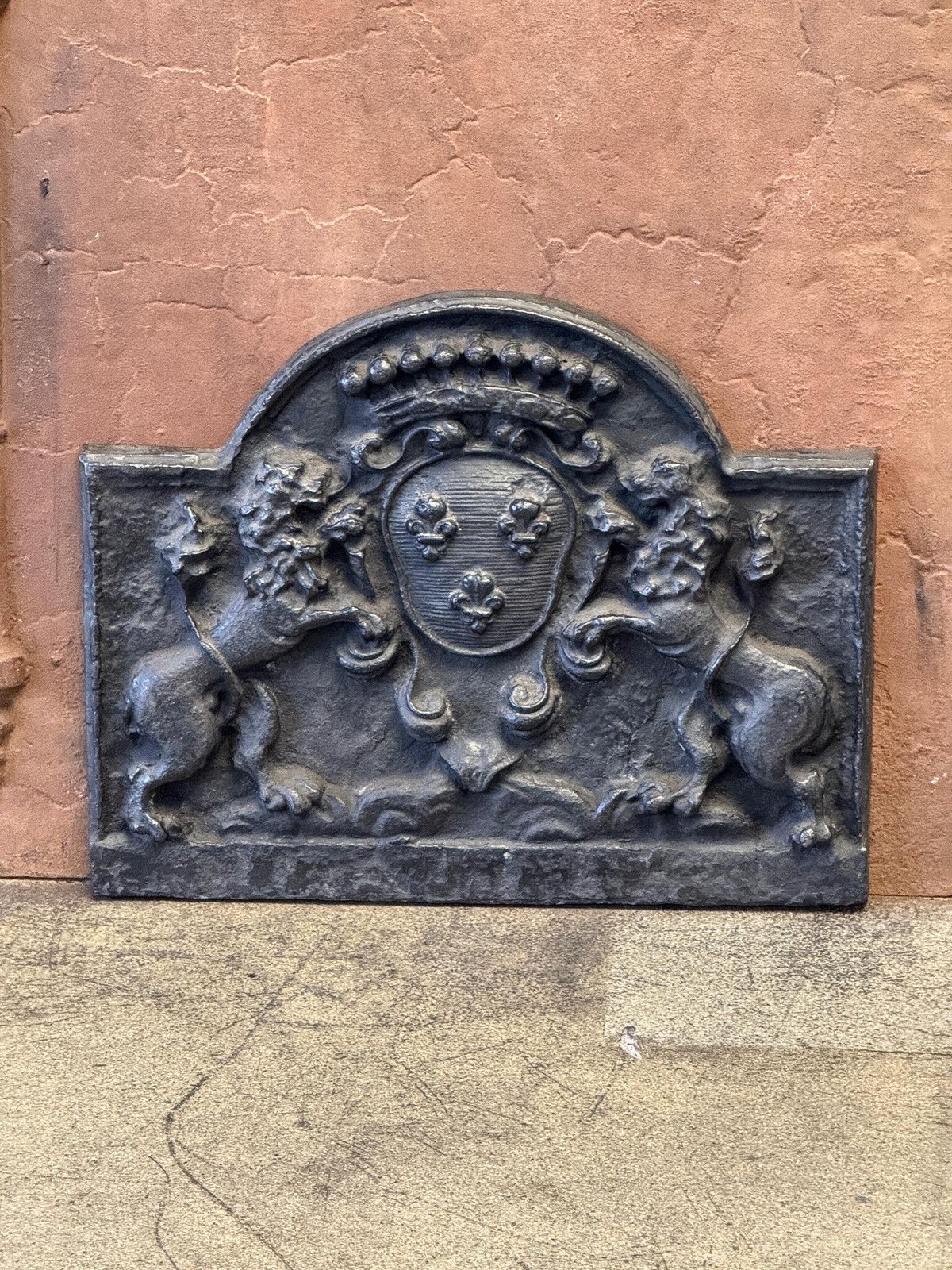 20th Century Louis XIV Style 'Arms Of France' Fireback / Backsplash photo 527.0