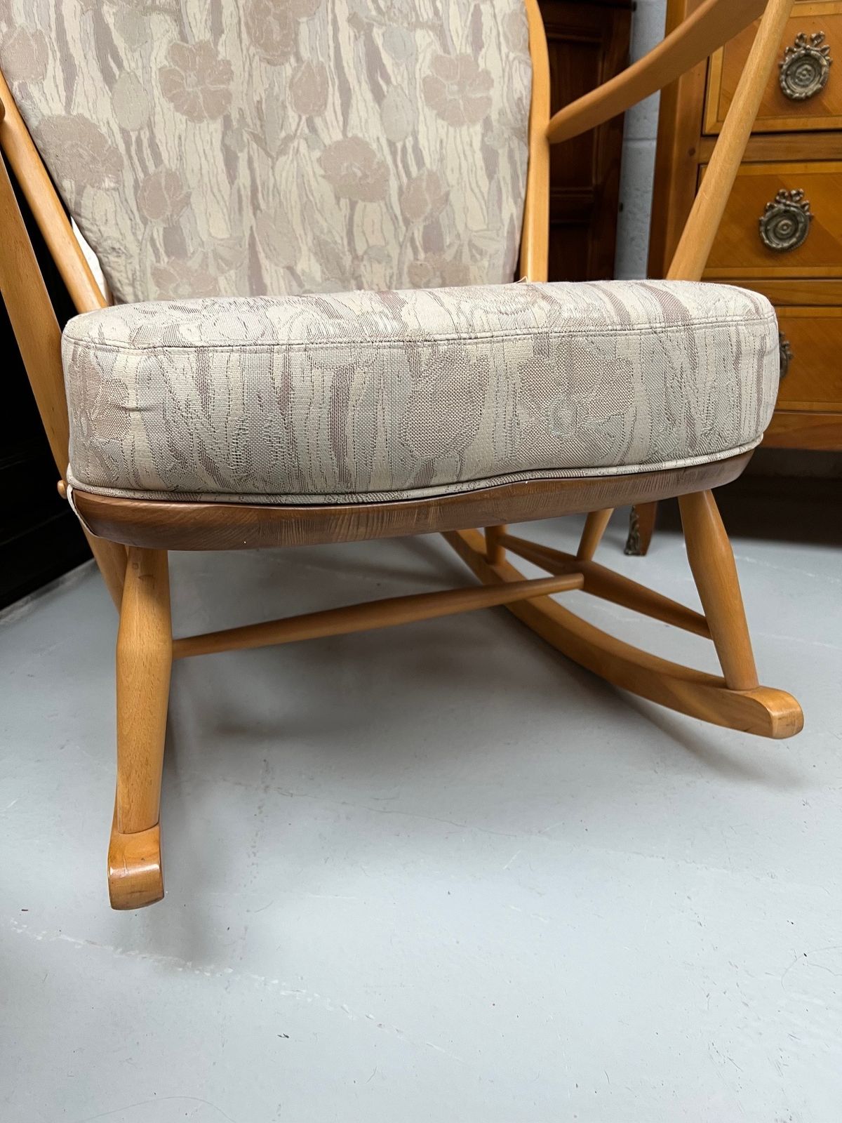Blonde Ercol Rocking Chair Model 315 photo buy