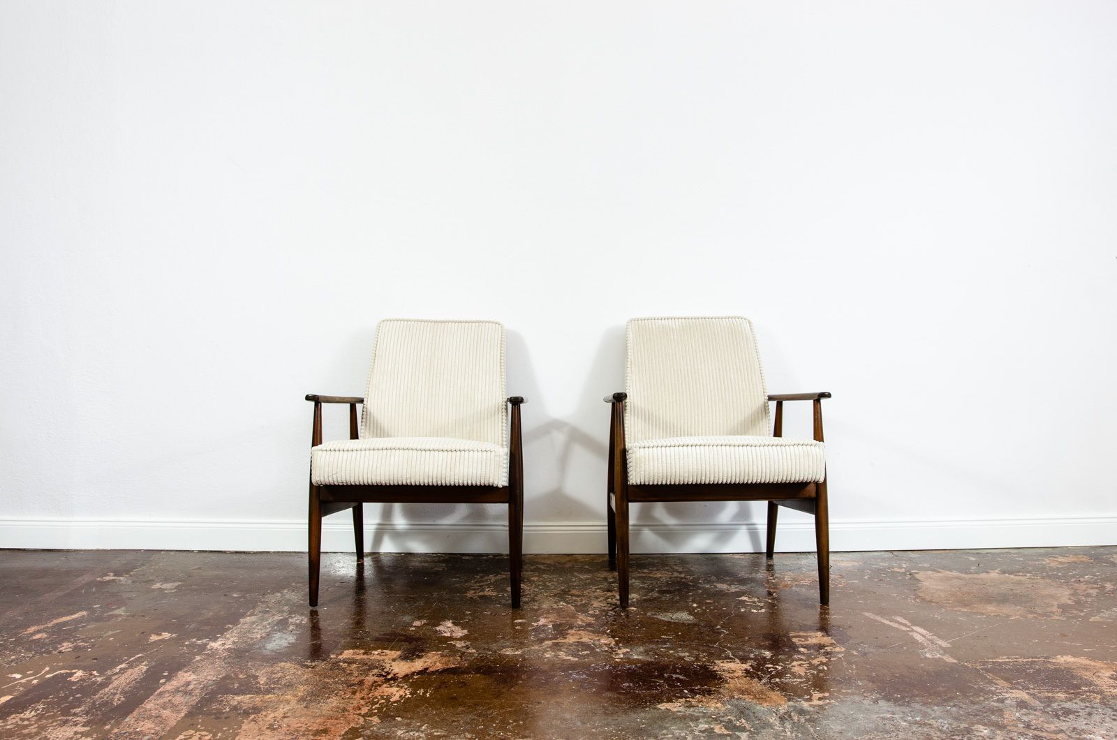 Vintage Armchairs Designed By H. Lis, Poland, 1960's, Set Of 2 photo buy
