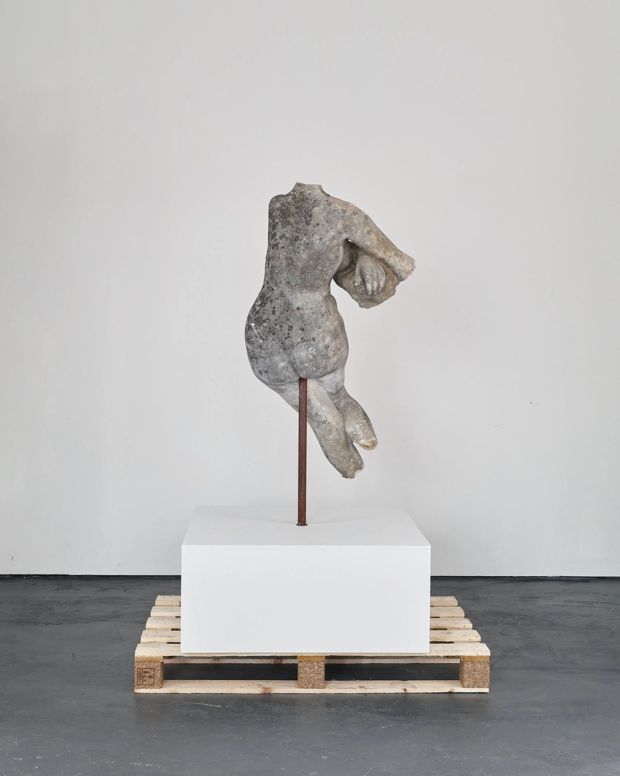 Incredible Catalan Life Size Stone Female Torso With Provenance photo for sale