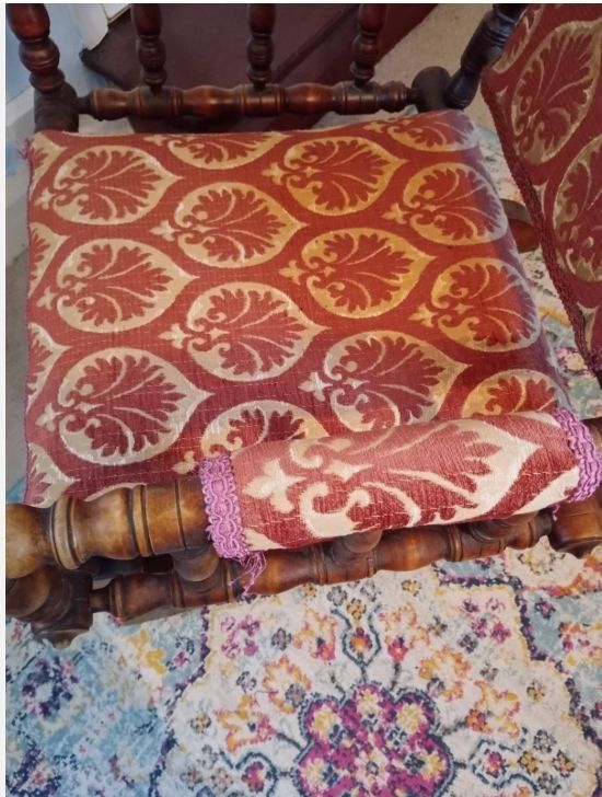 Victorian Arts And Crafts Upholstered Rocking Chair photo 225.0