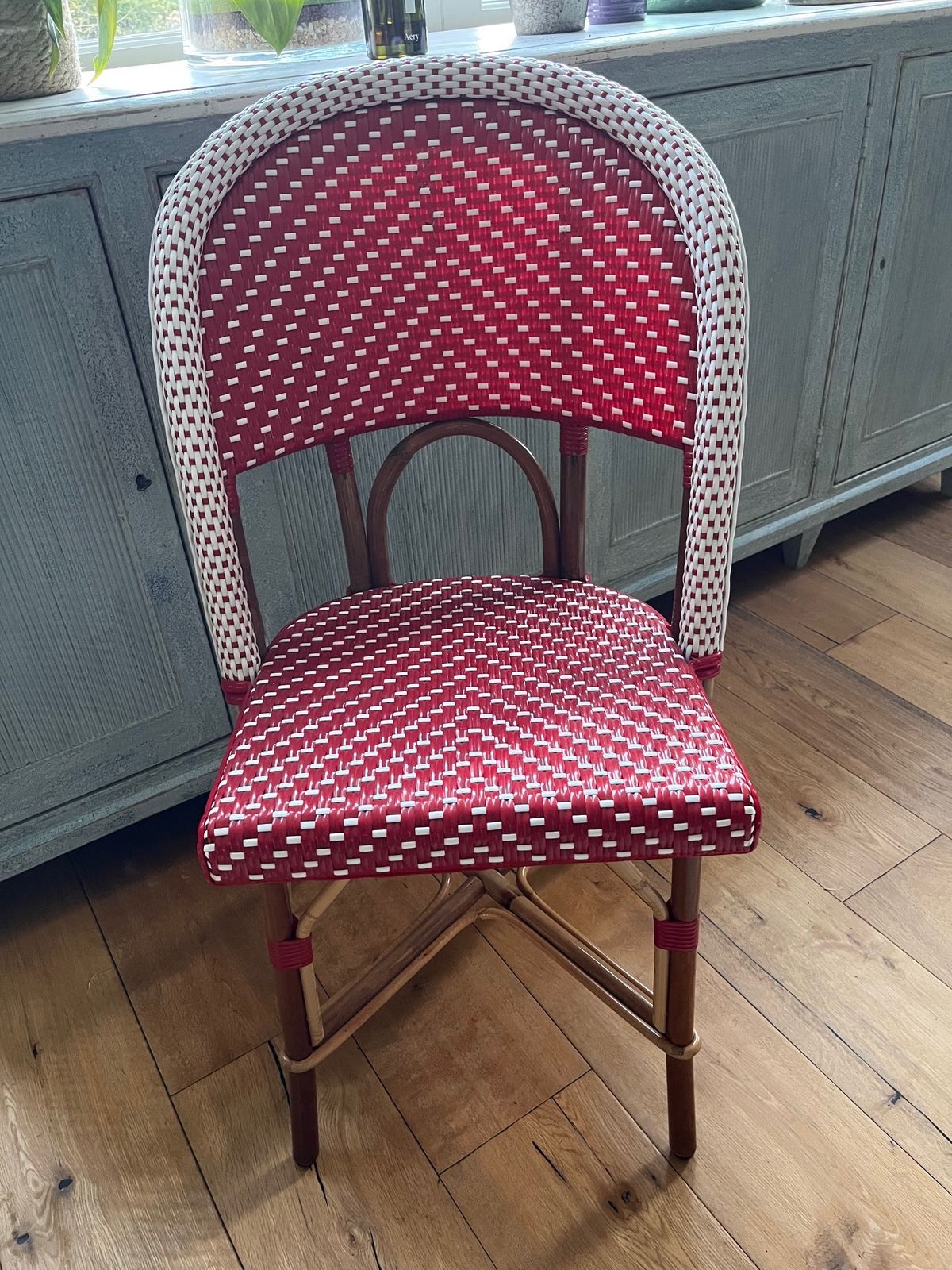 New Old Stock Maison Gatti French Bistro Cafe Outdoor Seating Rattan Chairs   Rare ! X24 Available photo buy