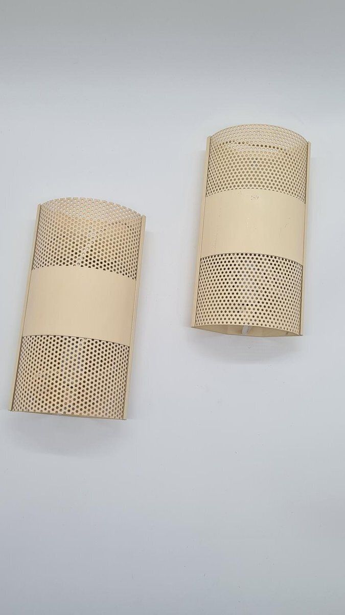 Model 319640 Wall Lamps In Metal From David Gl Belysning, Denmark, 1970s, Set Of 2 photo furniture