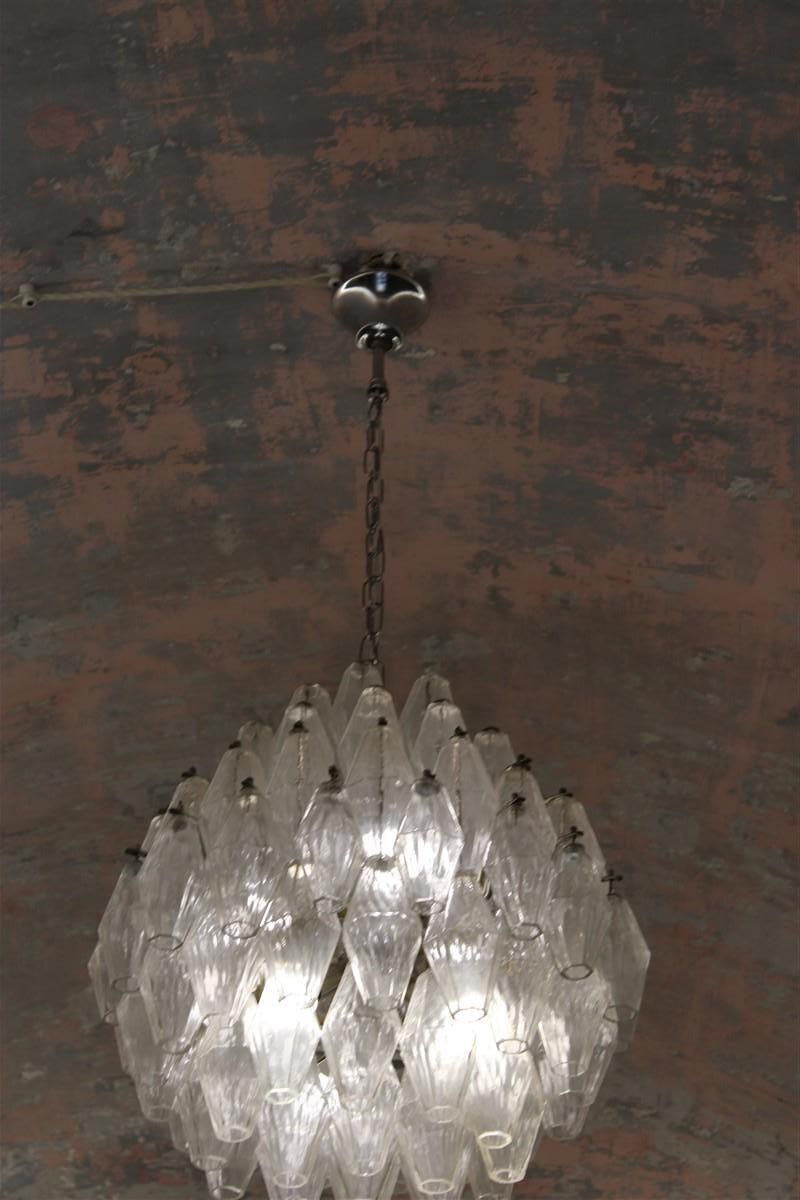 Venini Poliedro Chandelier Carlo Scarpa Round 1950s photo Lighting
