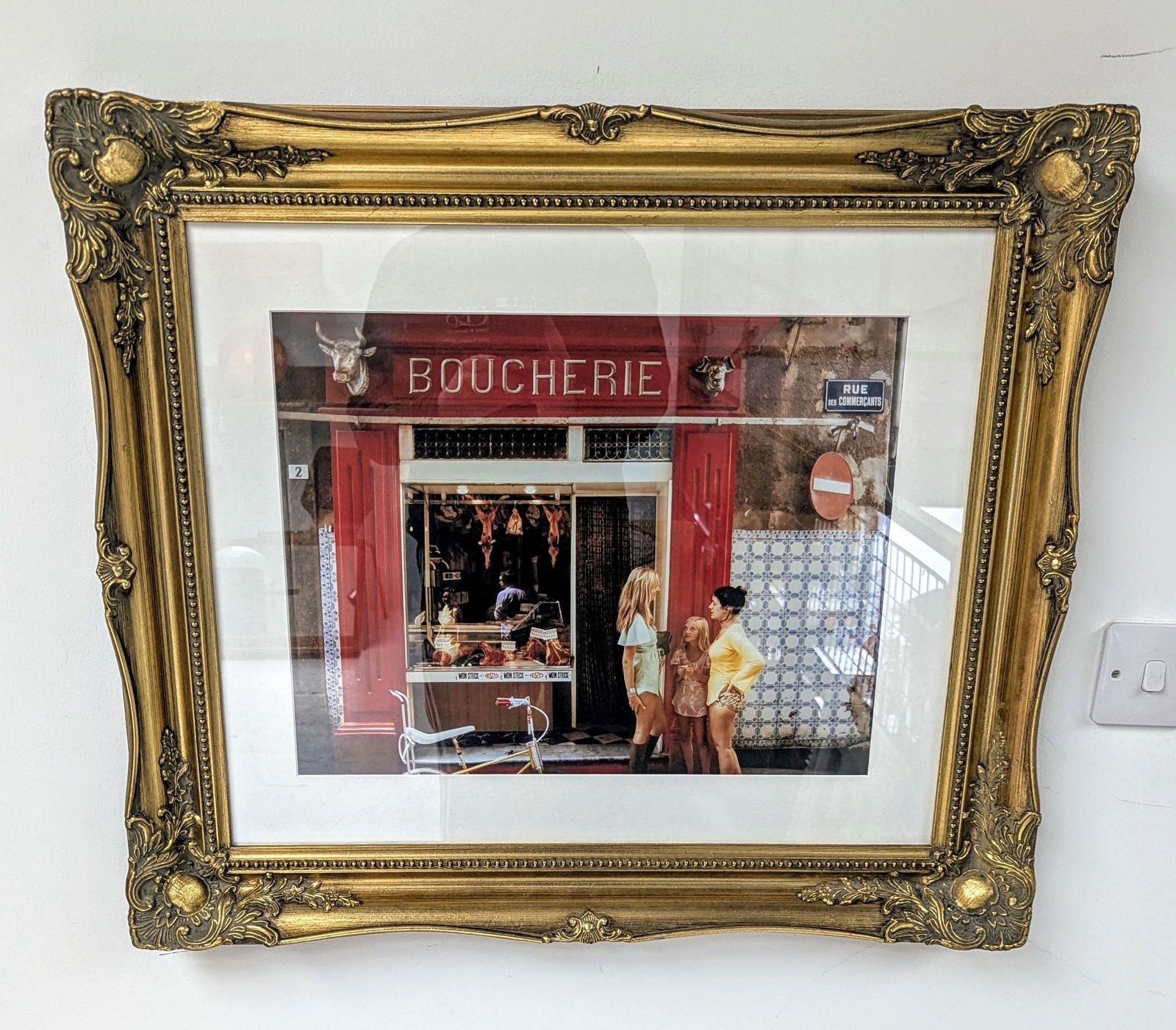 Saint Tropez Boucherie' By Slim Aarons Open Edition  Delivery Available 0014. photo Art