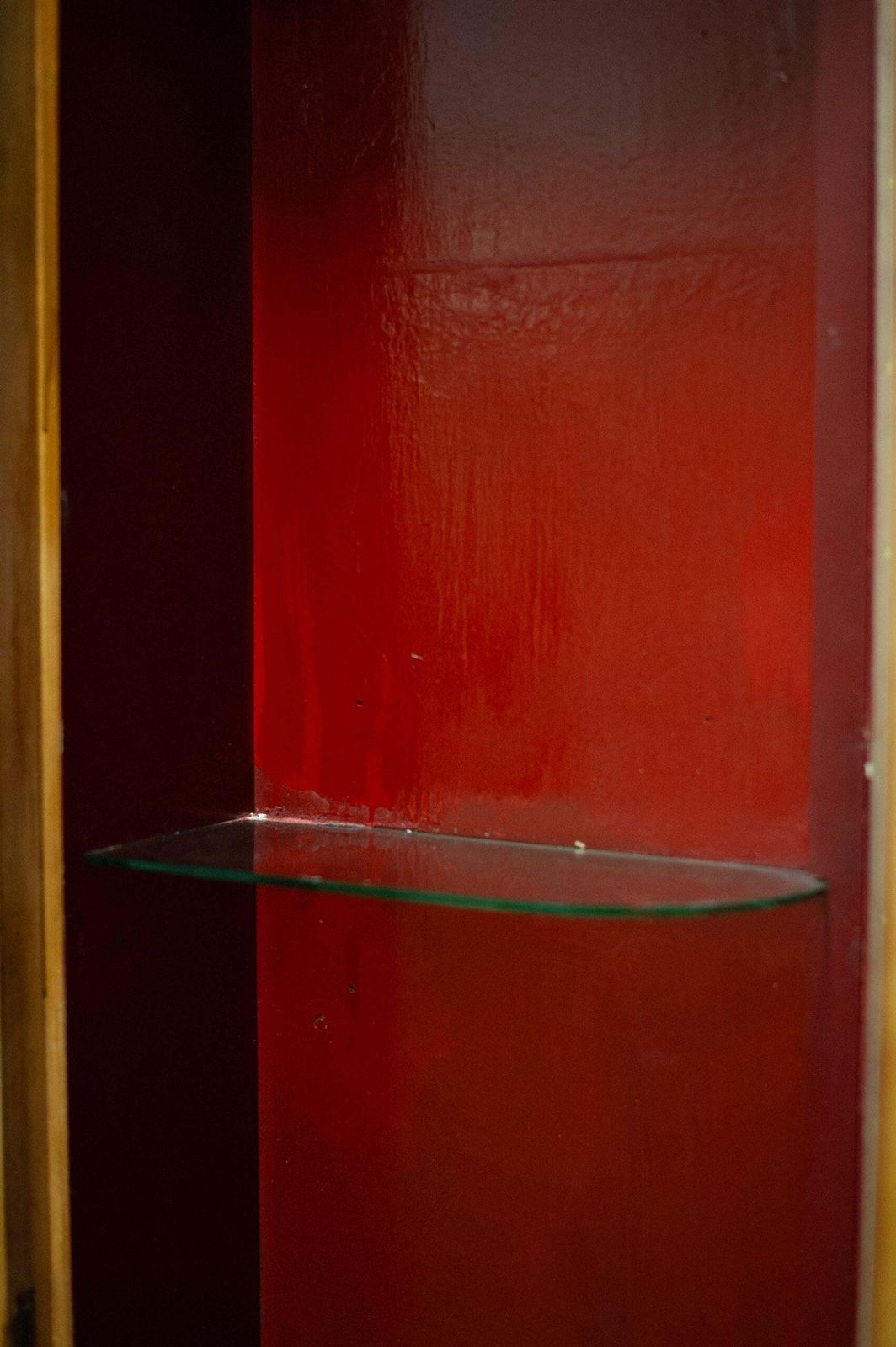 photo furniture Bamboo Wardrobe Cabinet With Oriental Illustrations   Italy, Circa 1950