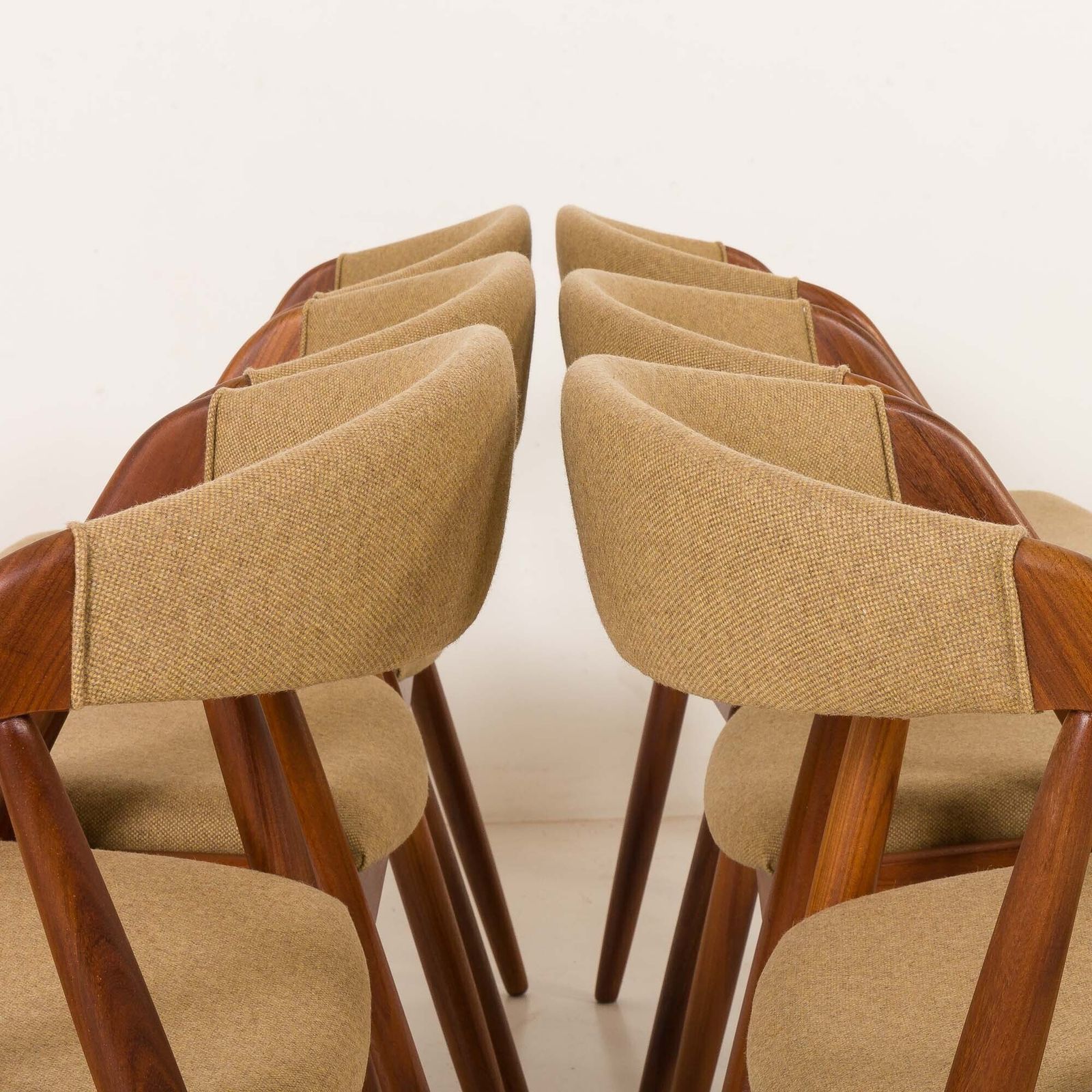Furniture Kai Kristiansen Model 31 Chairs, Set Of 6, Denmark 1960s photo