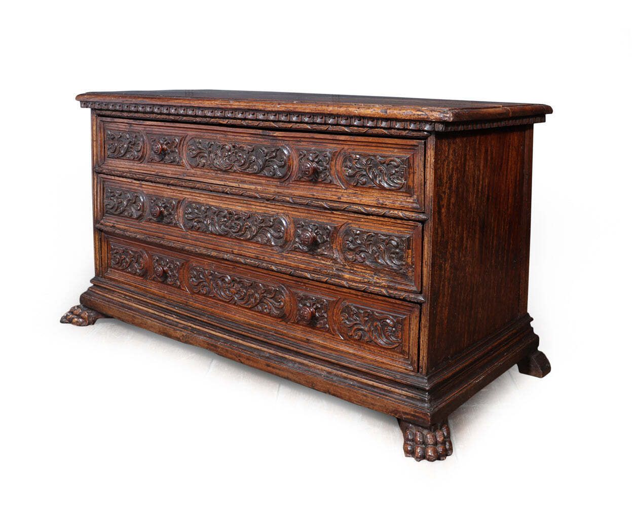 Early 17th Century Italian Walnut Cassettone   Chest Of Drawers photo furniture