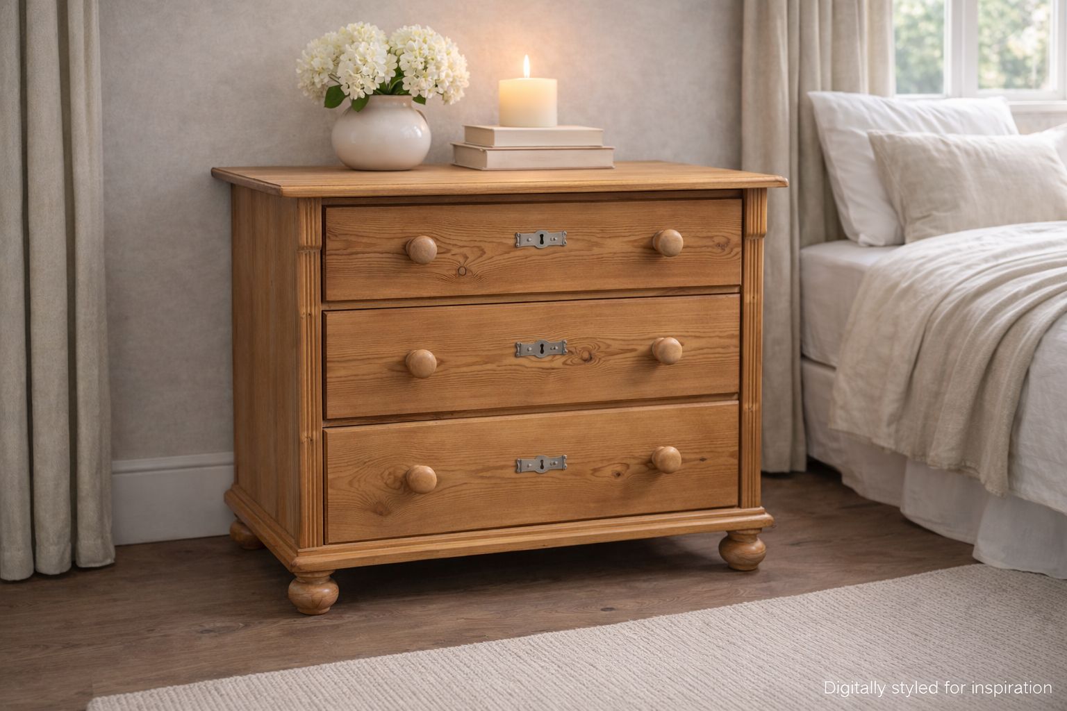 3 Drawer Chest  Restored And Waxed