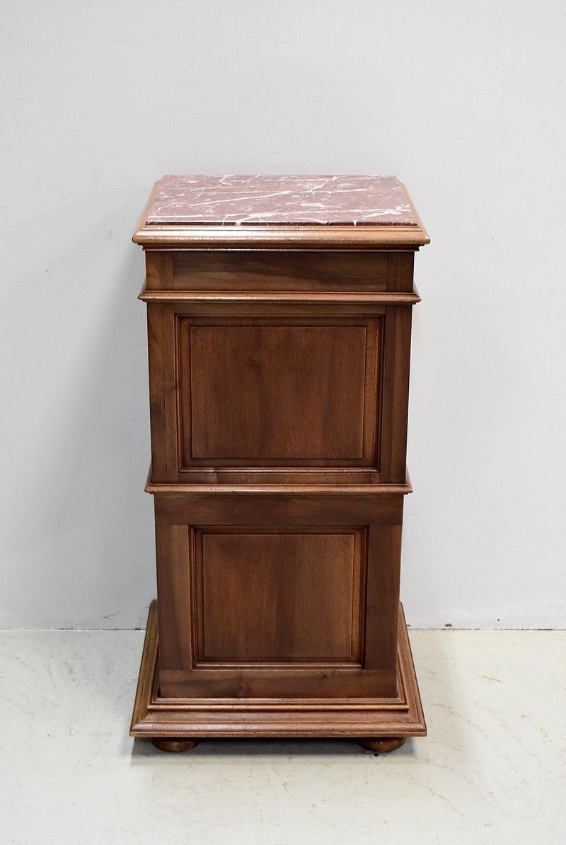 photo for sale Renaissance Sculpted High Bedside Table, 1900