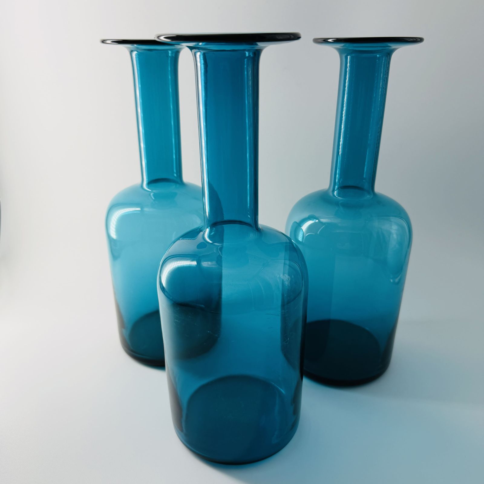 Danish “Floor Vase” Set By Otto Brauer For Holmegaard photo Home Decor