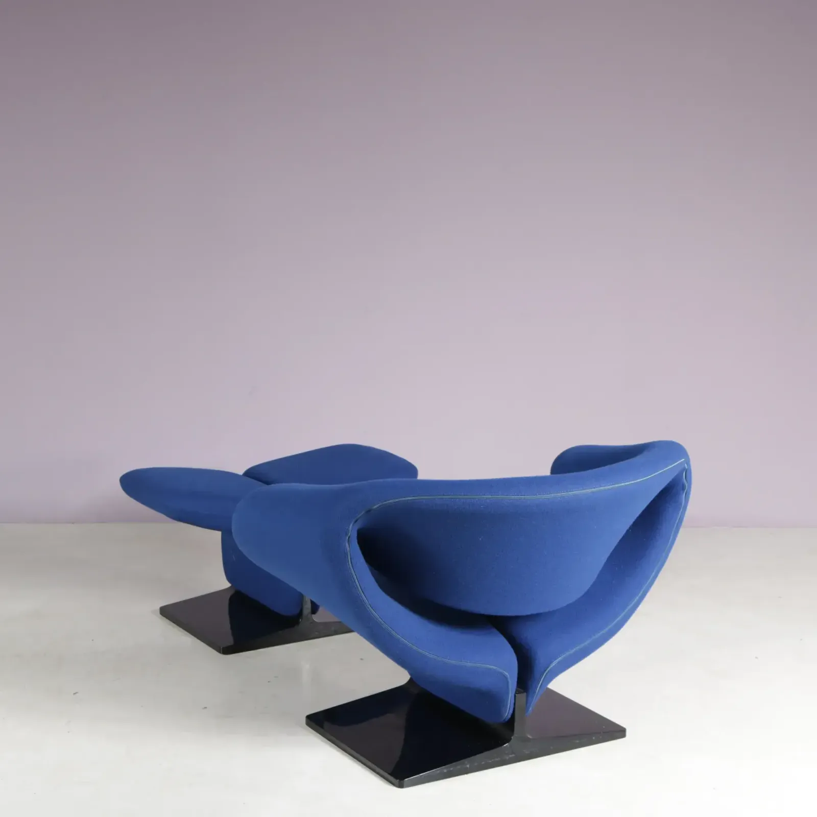 Furniture Pierre Paulin “Ribbon” Chair With Stool For Artifort, Netherlands 1970 photo