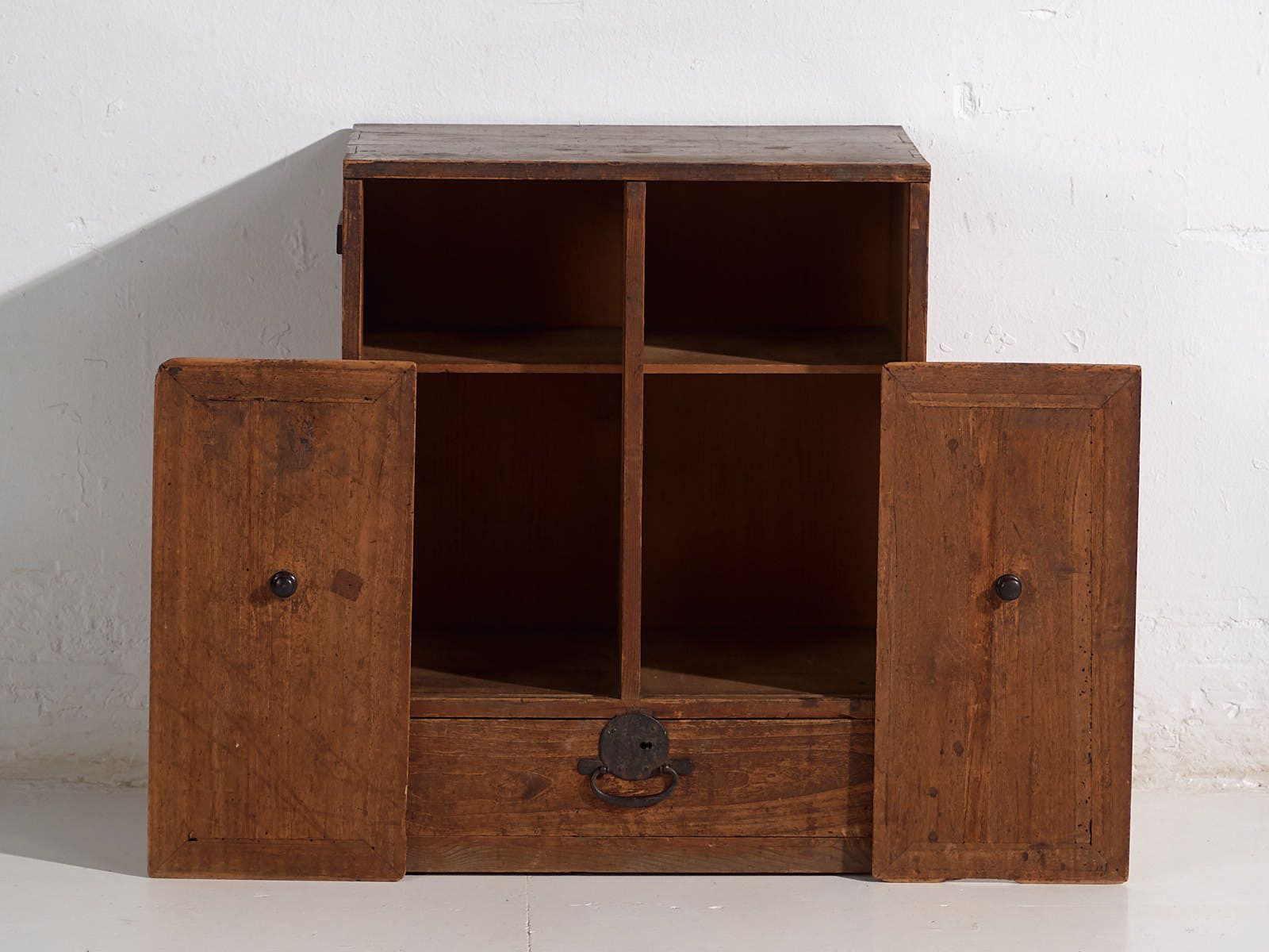 Antique Japanese Cedar Mizuya Ko Dansu Furniture, Meiji Taishō Period (C. 1890 1925) #39 photo vintage