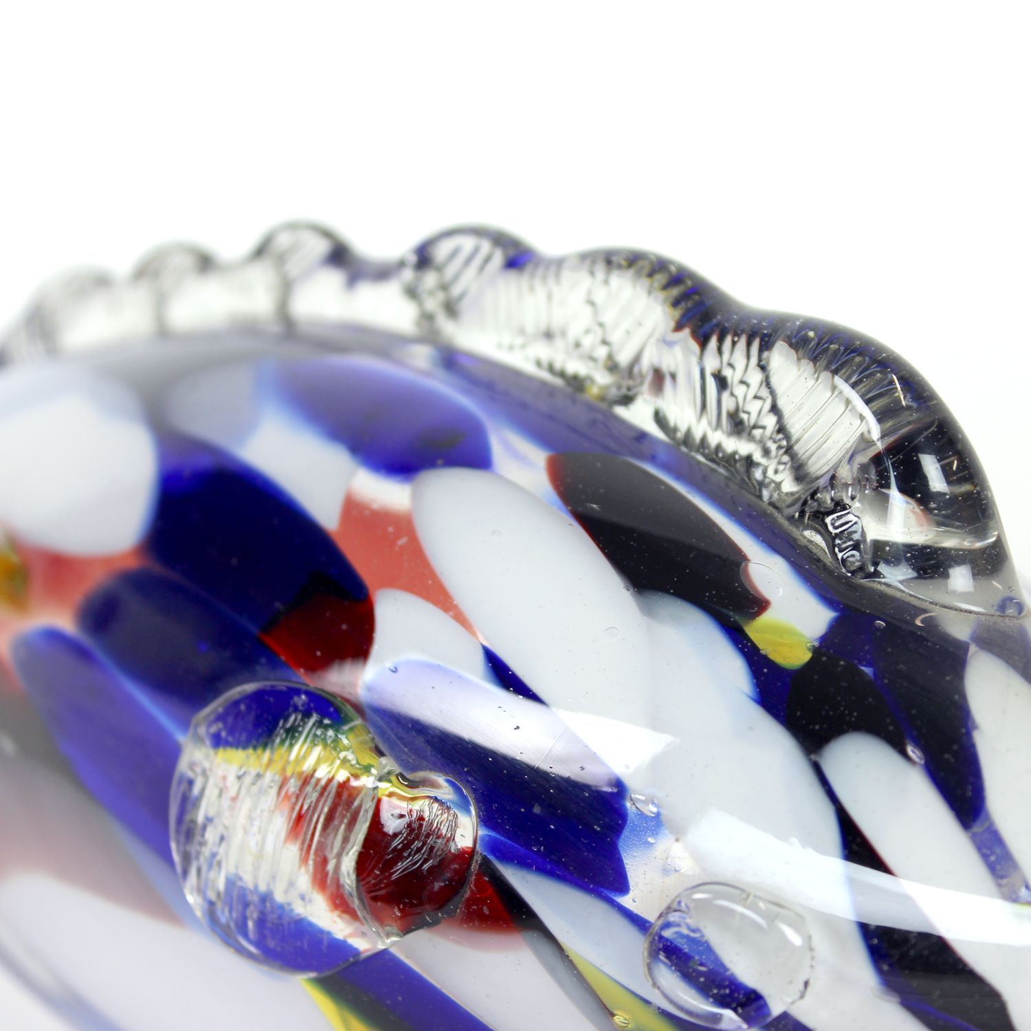 Large Colorful Glass Fish Statue, Czechoslovakia 1960s photo buy