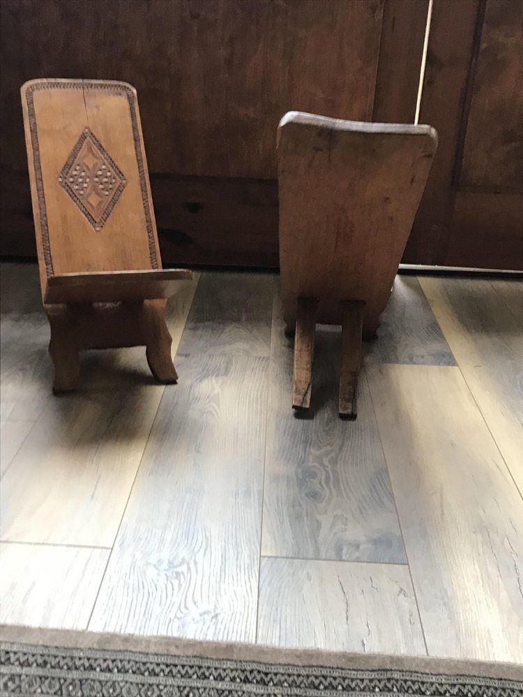 Set Of Hand Carved Chair, Cuba, 1960s photo furniture