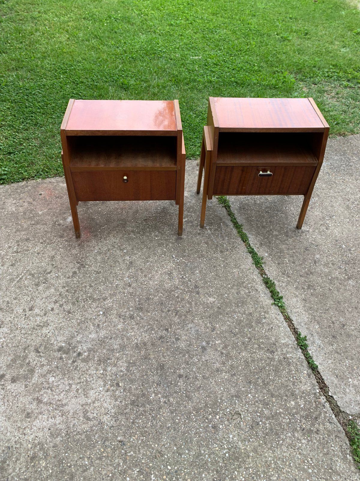 Mid Century Nightstand By Varia, 1950s, Set Of 2 photo 1166.0