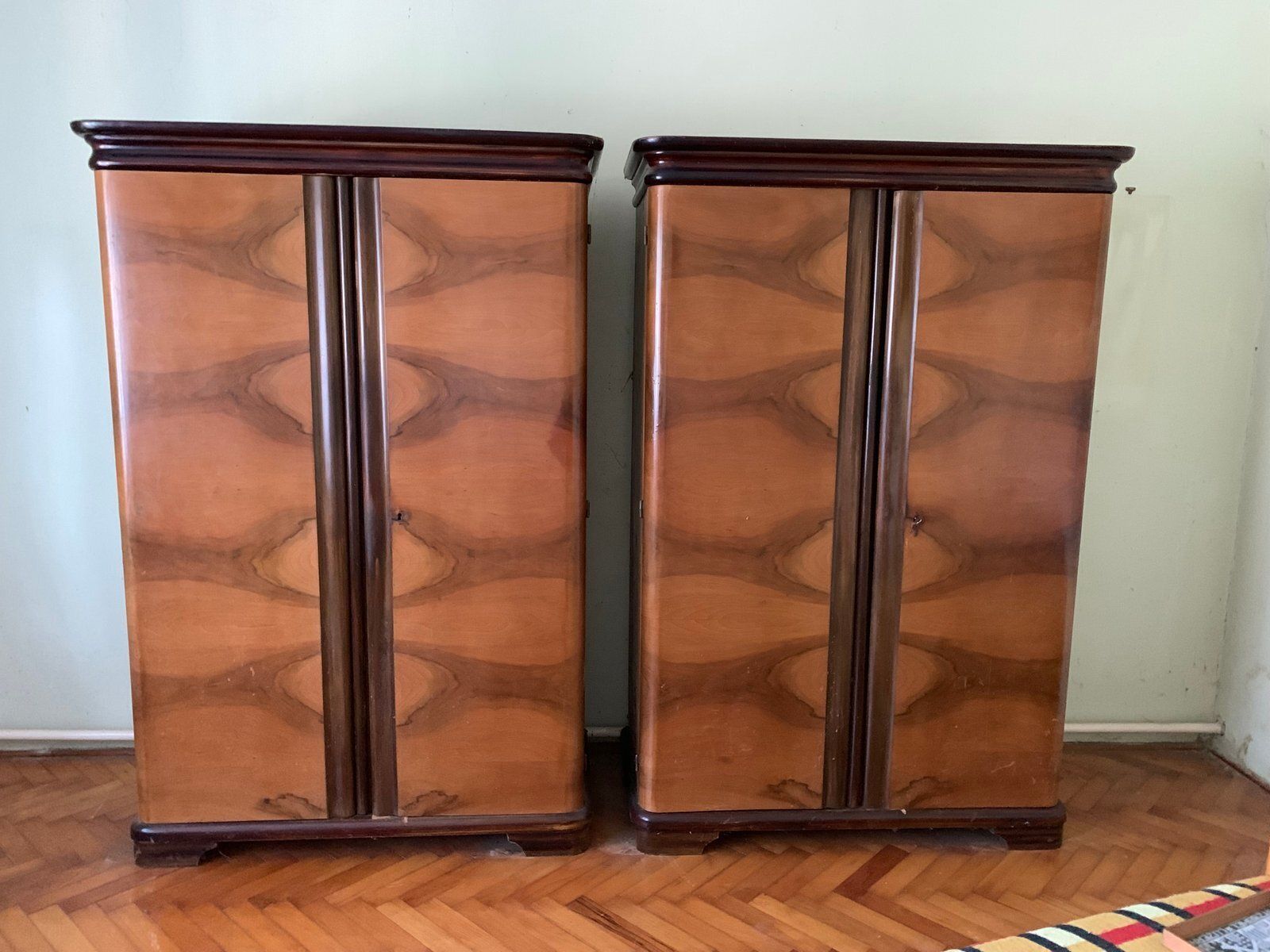 Art Deco Cabinet, 1930s, Set Of 2 photo 2430.0