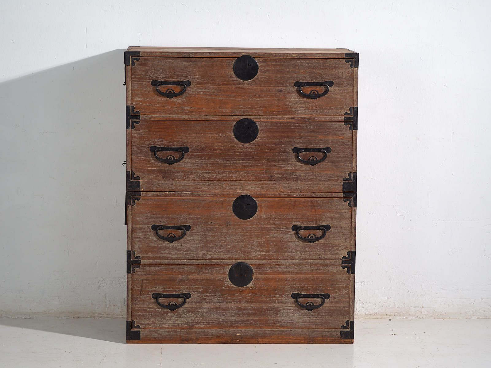 Antique Japanese Tansu Chest Of Drawers – Meiji / Taishō Period (C.1868 1926) photo 1860.0