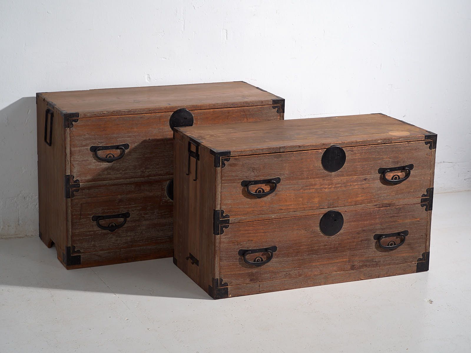 Furniture Antique Japanese Tansu Chest Of Drawers – Meiji / Taishō Period (C.1868 1926) photo