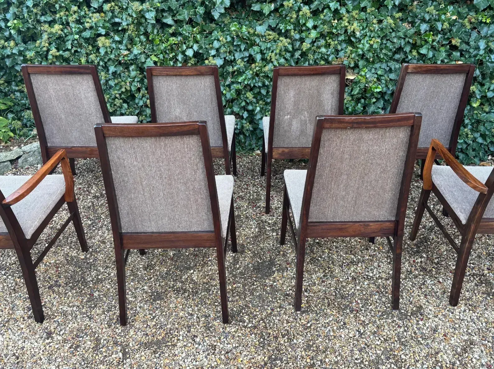 photo for sale Mid Century Danish Rosewood Dining Chairs By Dyrlund