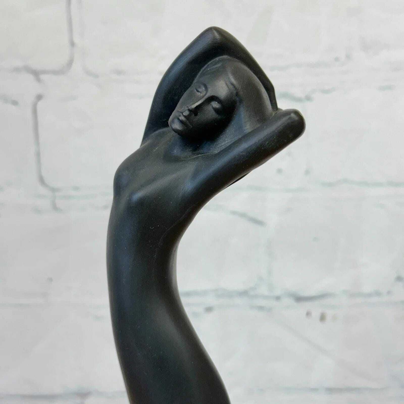 Vintage Royal Doulton Yearning Hn2921 Black Basalt Images Figurine photo vinterior
