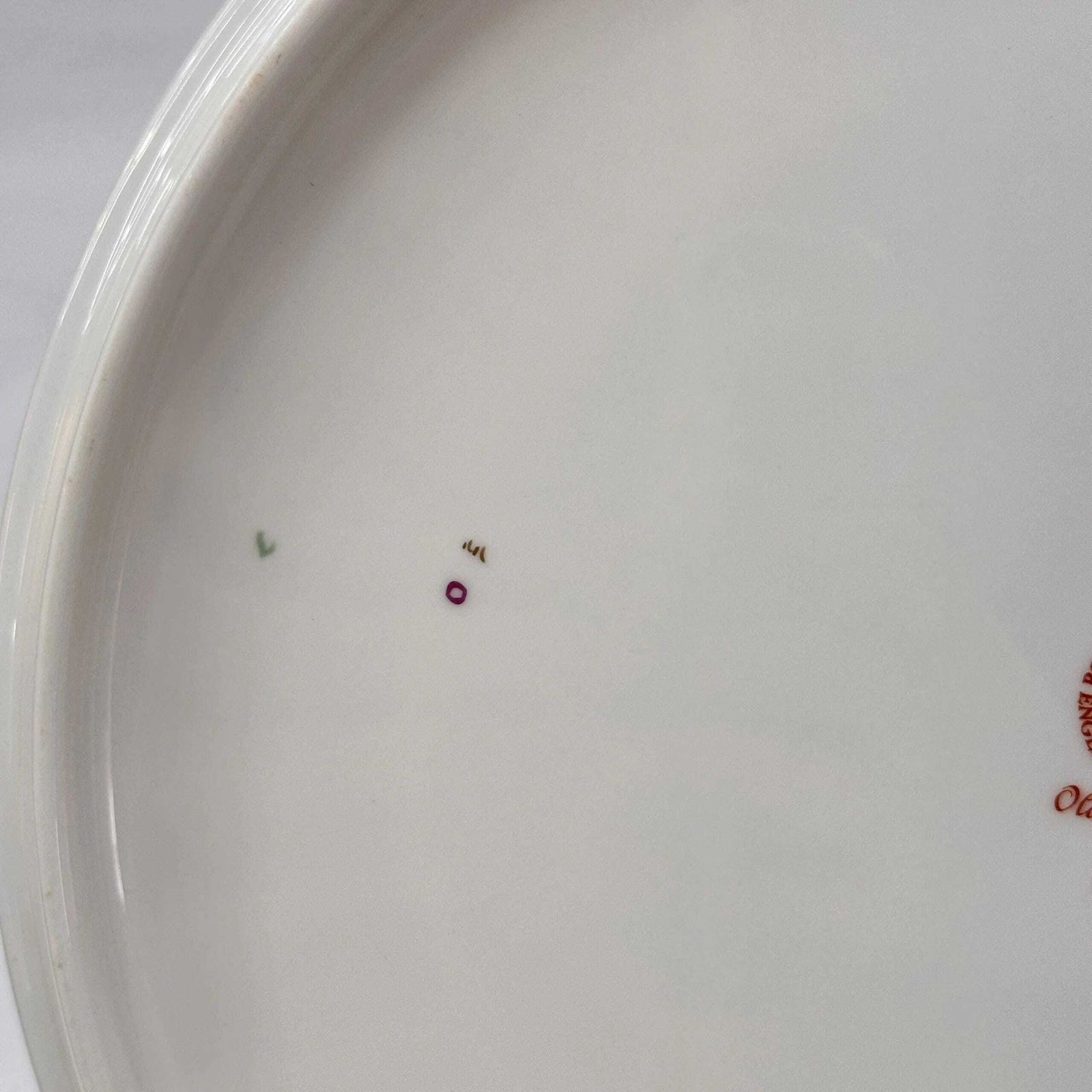 photo furniture Royal Crown Derby Old Imari 1128 Cake Platter 11" Plate Bone China Vintage 1994
