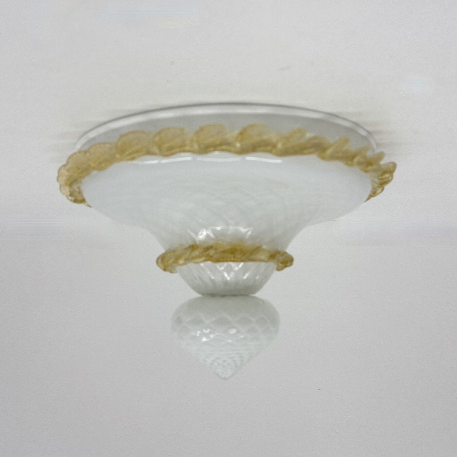 Mid Century Design Murano Glass Flush Mount / Ceiling Lamp , 1970s