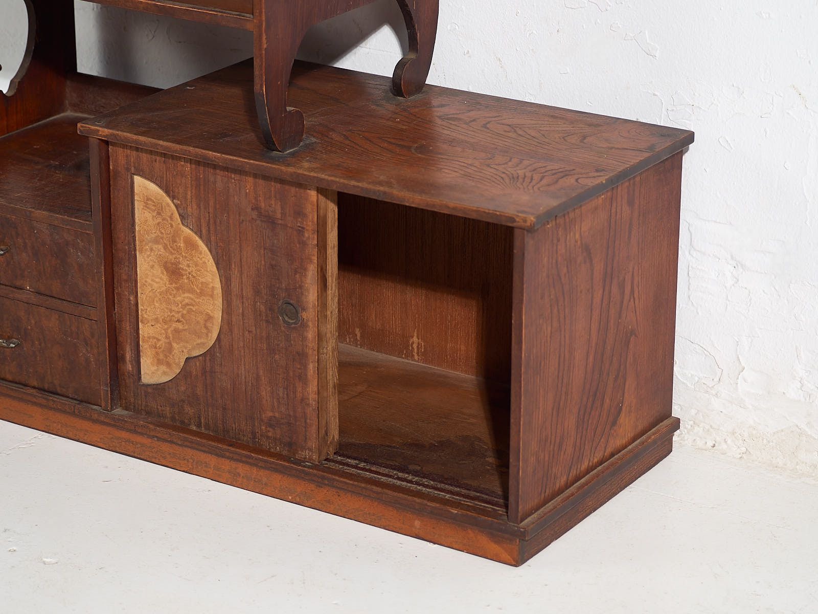 Compact Japanese Tabletop Tansu – Meiji Period (C.1890 1910) #38 photo vintage