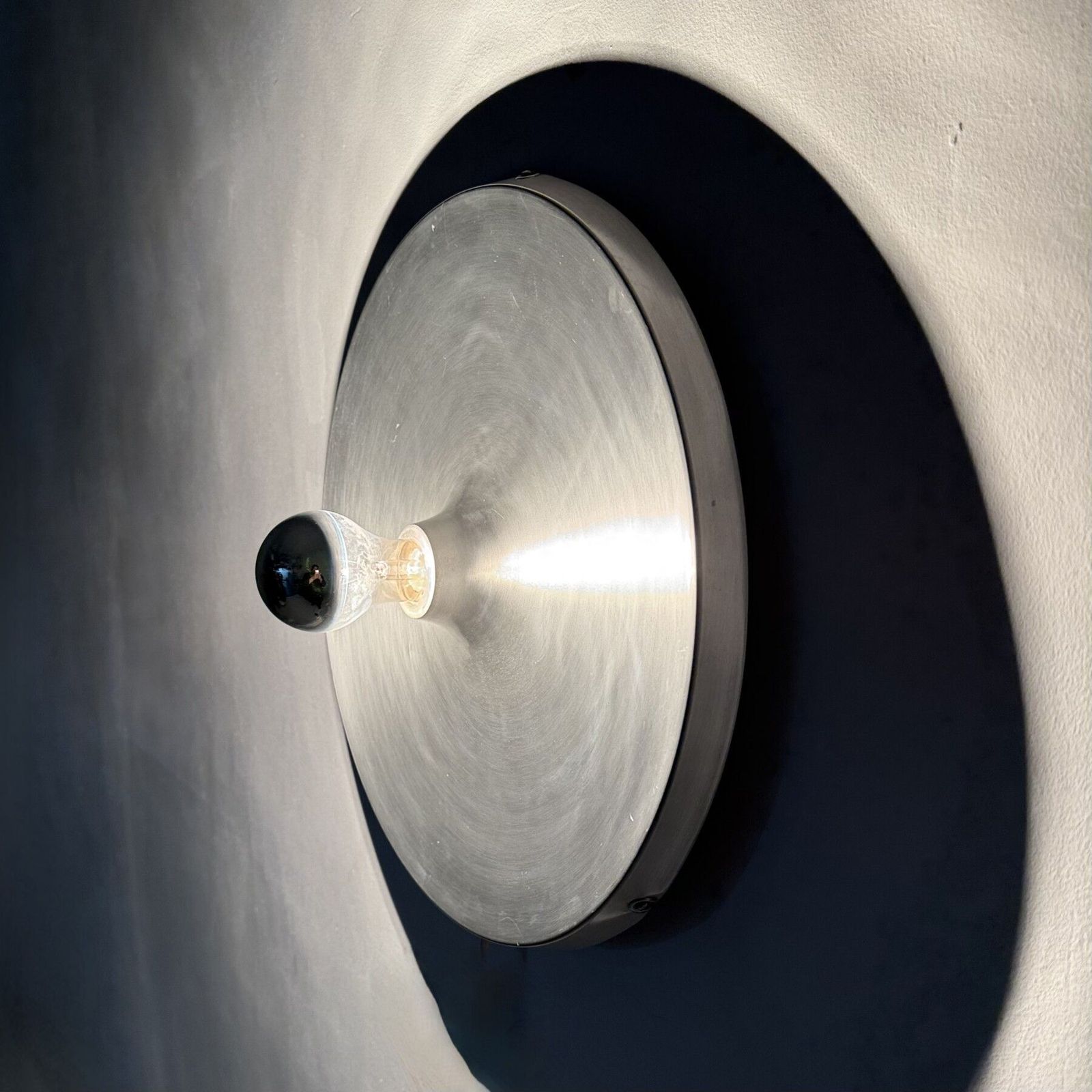 Mid Century Design Large Disc Lamp , 1970s Attributed To Charlotte Perriand For Les Arcs photo 1022.0