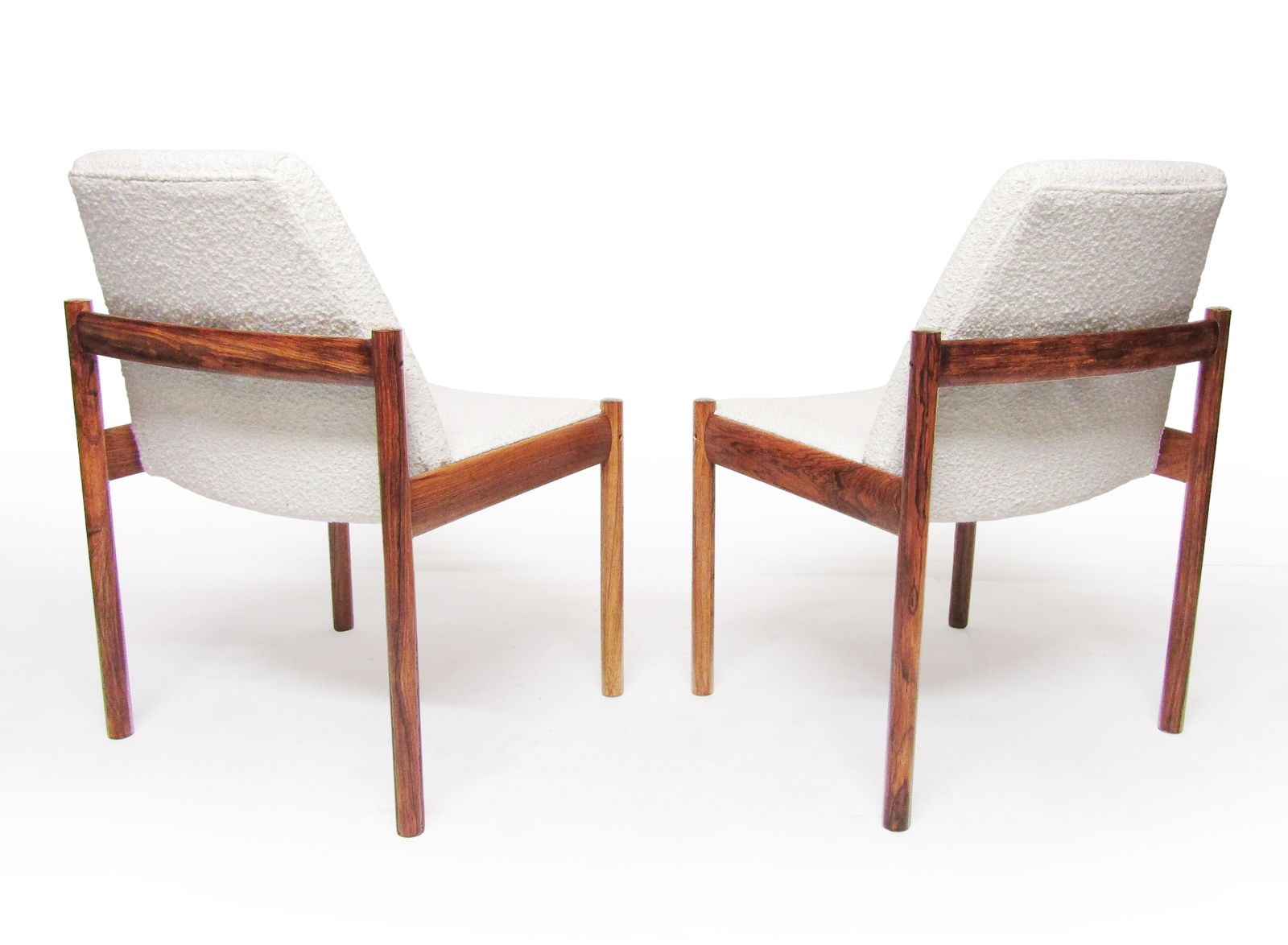 Two 1960s Side Lounge Chairs In Rosewood And Bouclé By Sven Ivar Dysthe For Dokka photo furniture