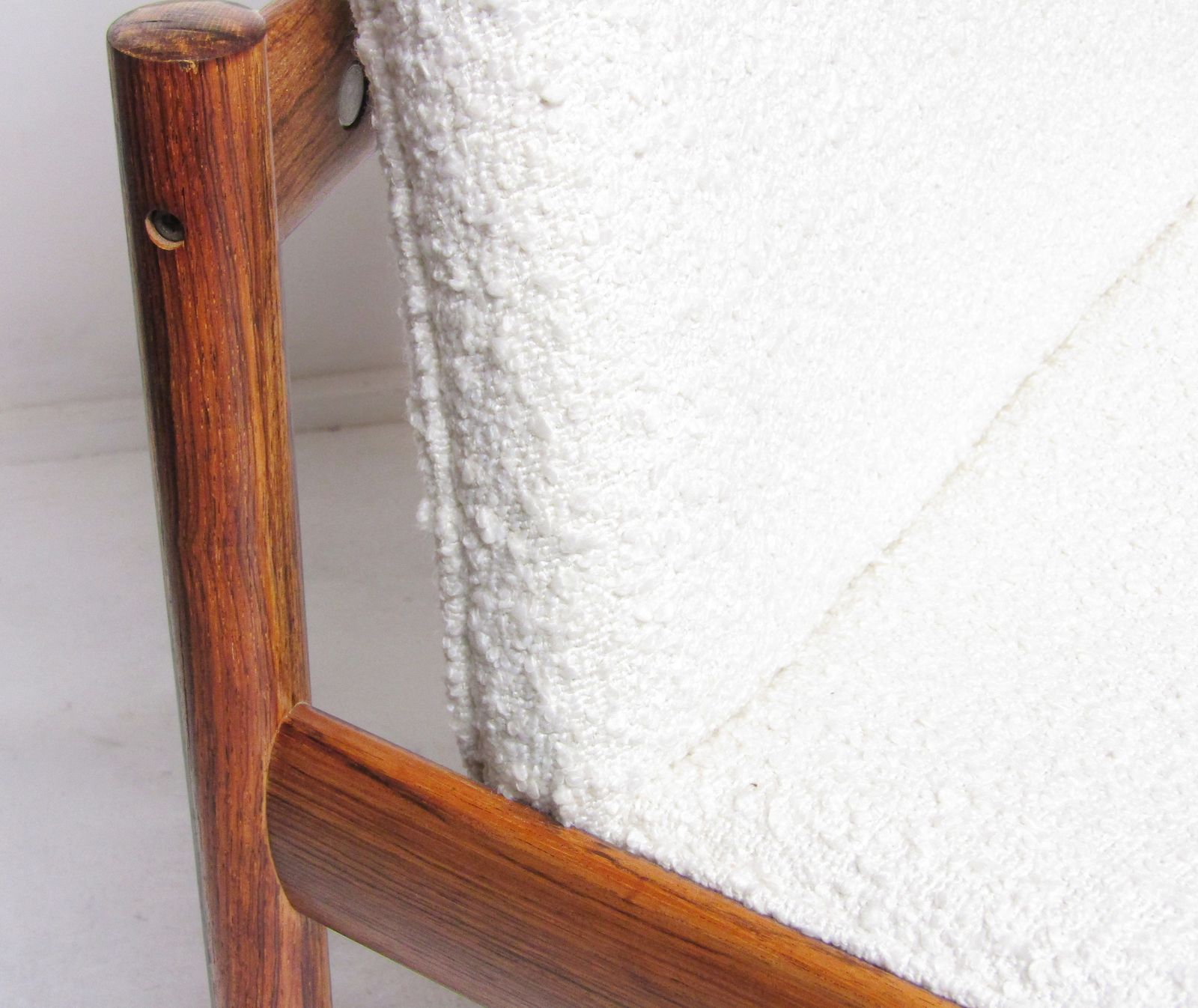Two 1960s Side Lounge Chairs In Rosewood And Bouclé By Sven Ivar Dysthe For Dokka photo Furniture