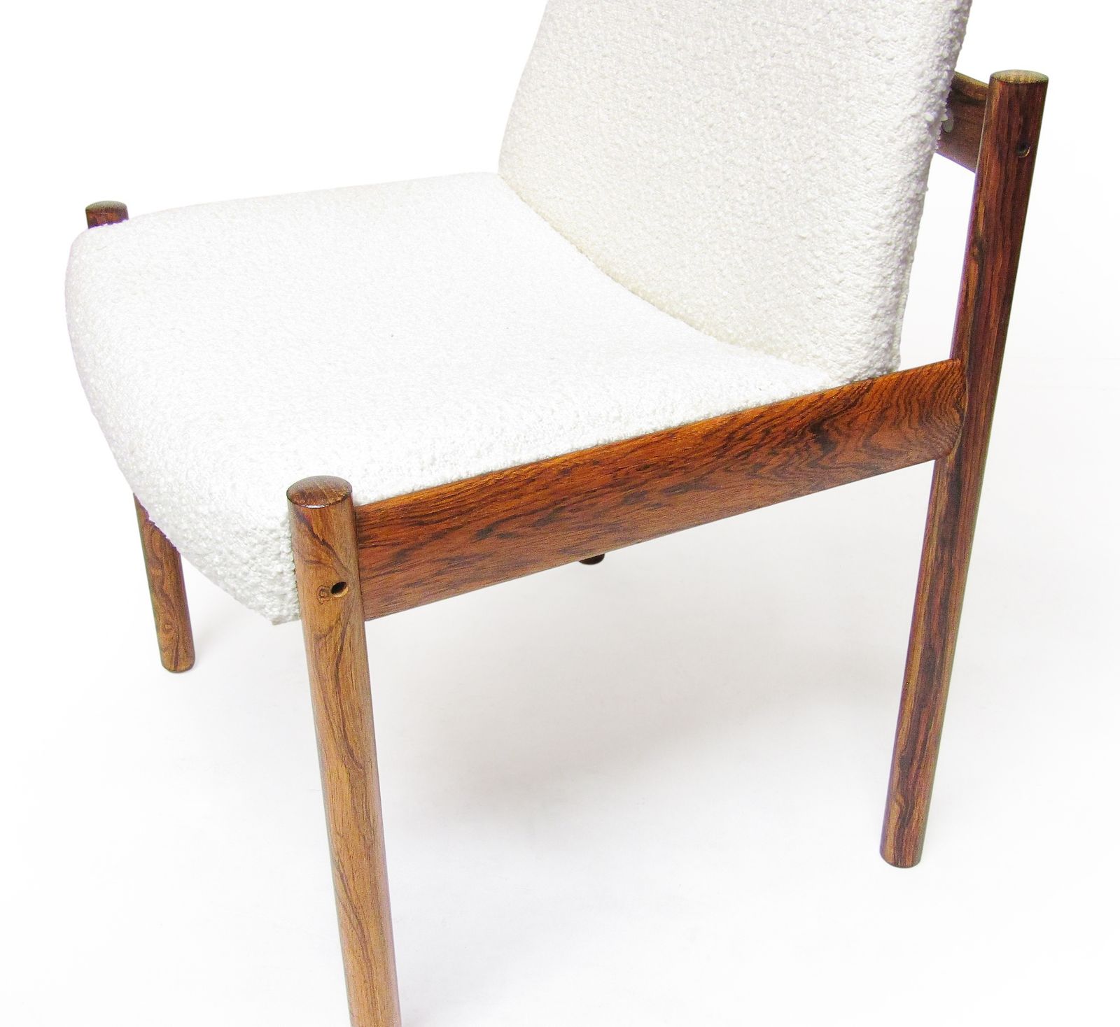 Two 1960s Side Lounge Chairs In Rosewood And Bouclé By Sven Ivar Dysthe For Dokka photo 1800.0